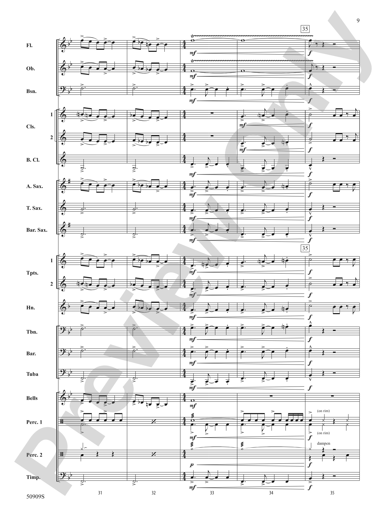 High Velocity: Concert Band Conductor Score & Parts