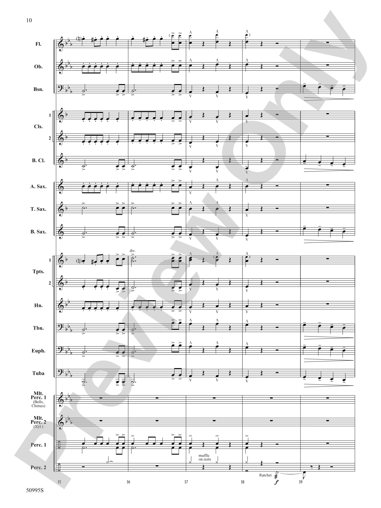 Pranks of the Pesky Poltergeist: Concert Band Conductor Score & Parts