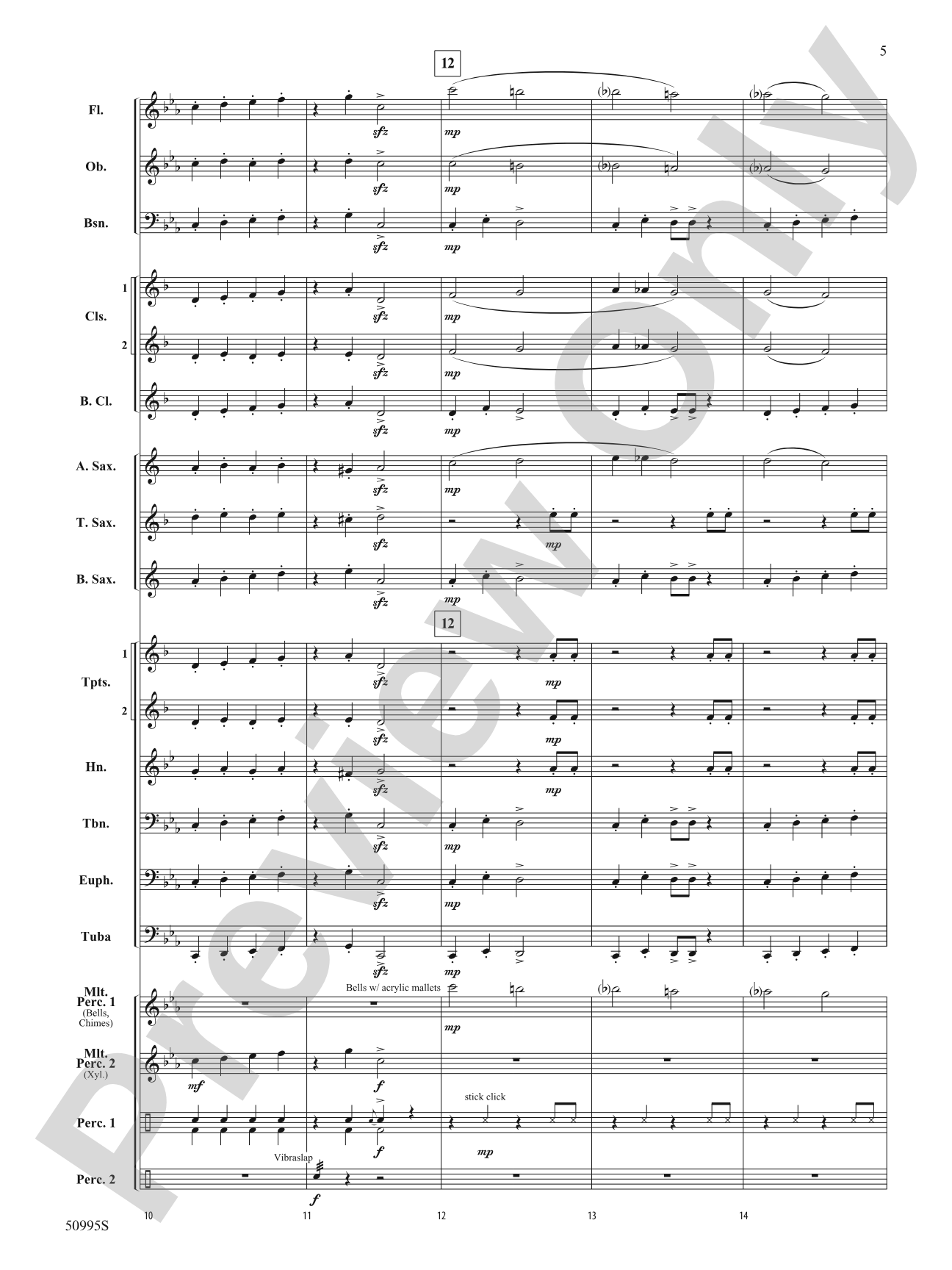 Pranks of the Pesky Poltergeist: Concert Band Conductor Score & Parts