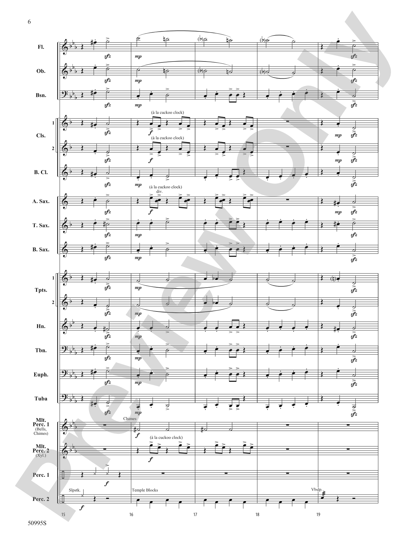 Pranks of the Pesky Poltergeist: Concert Band Conductor Score & Parts