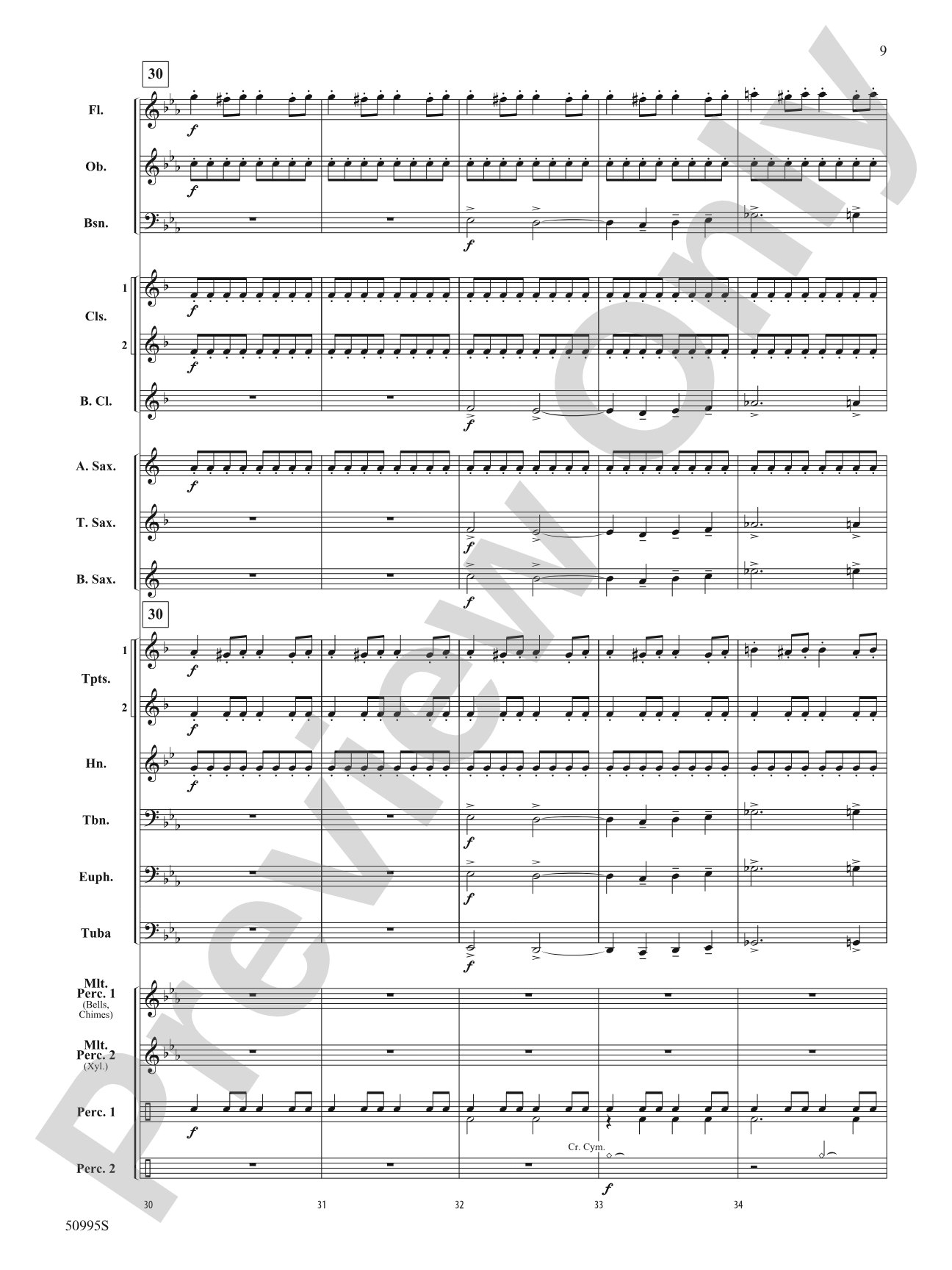 Pranks of the Pesky Poltergeist: Concert Band Conductor Score & Parts