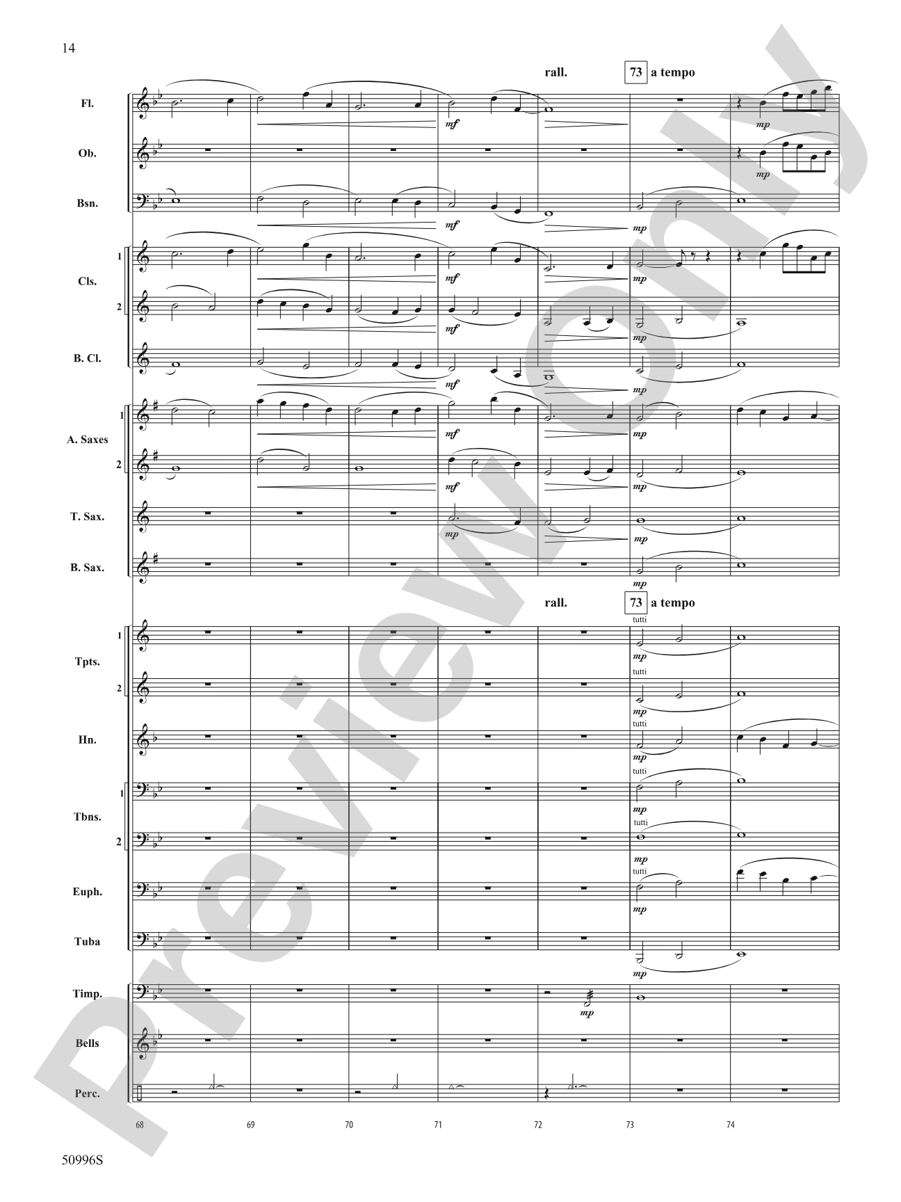 Cherished: Concert Band Conductor Score & Parts
