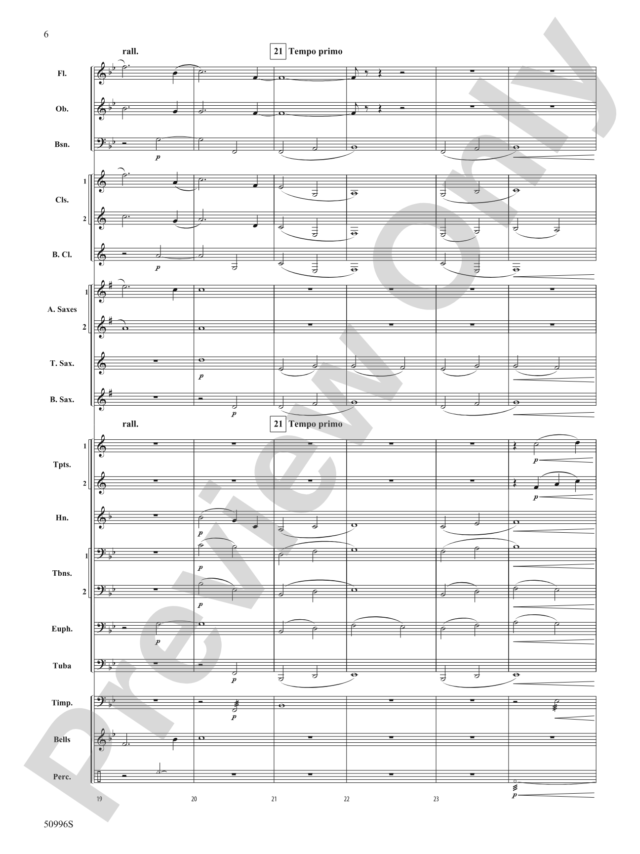 Cherished: Concert Band Conductor Score & Parts