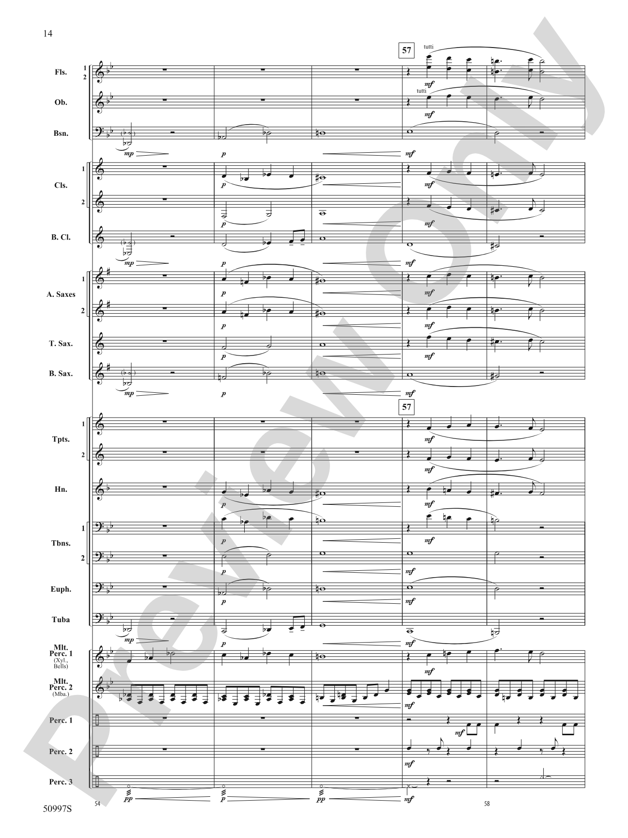 Rumba de la Tumba: Concert Band Conductor Score & Parts
