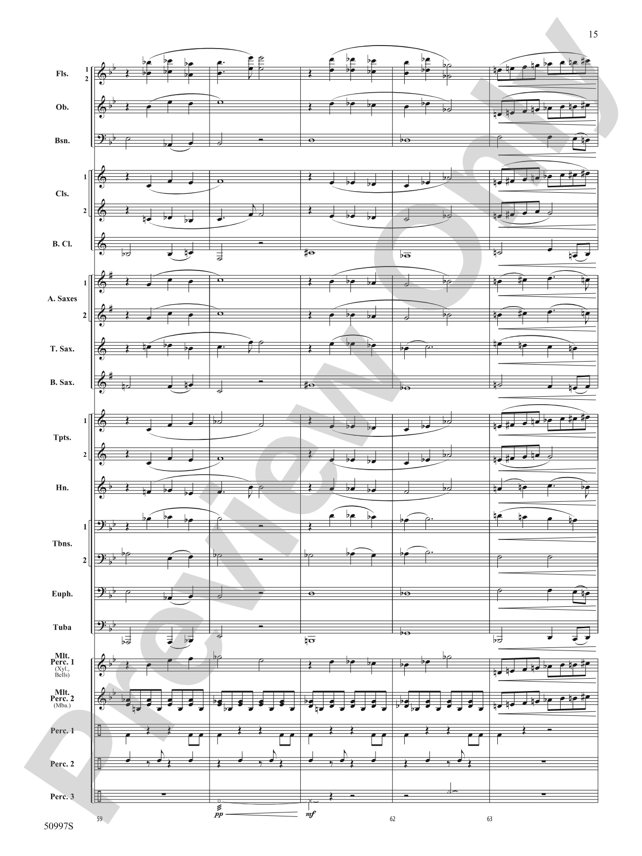 Rumba de la Tumba: Concert Band Conductor Score & Parts
