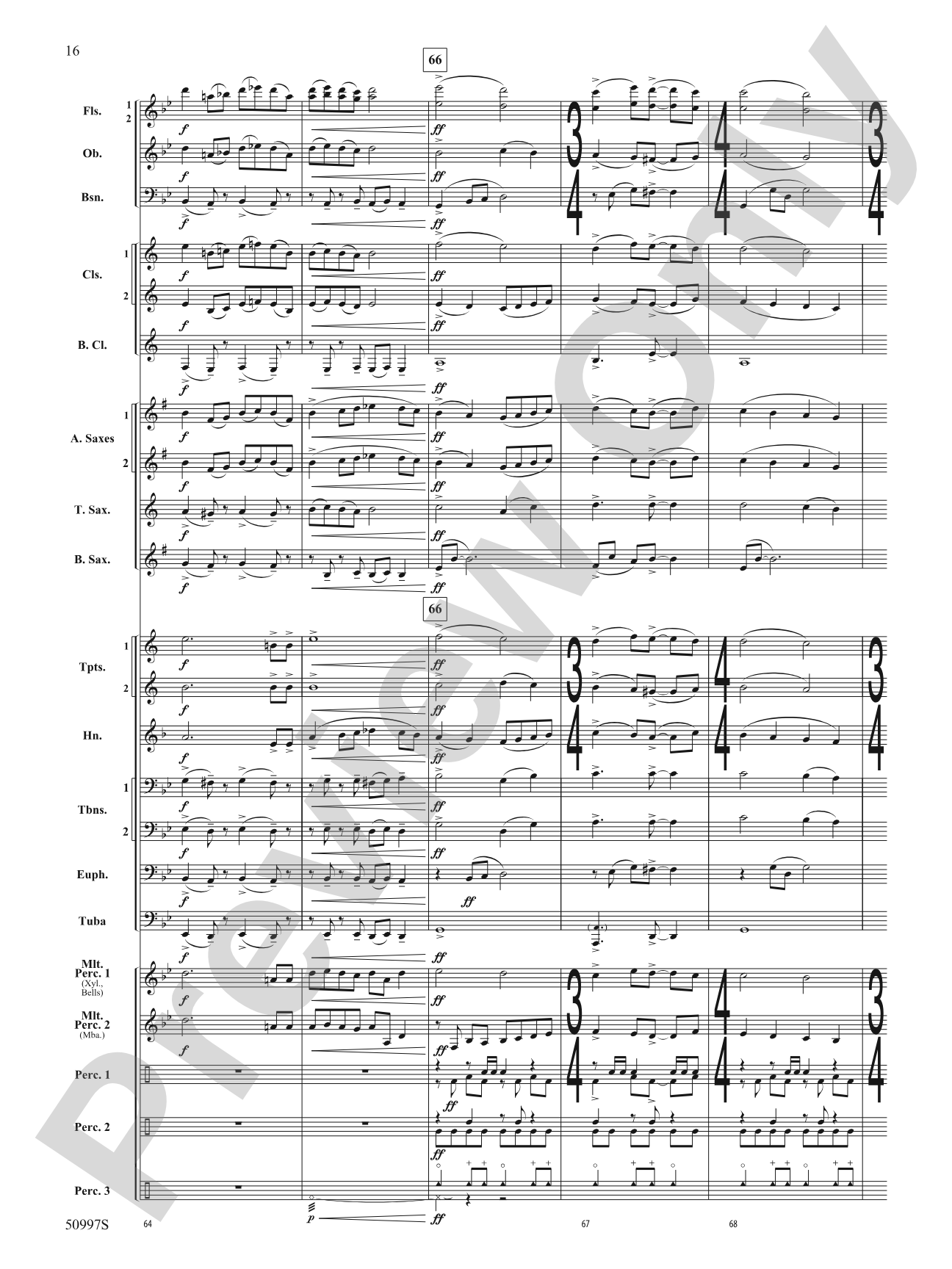 Rumba de la Tumba: Concert Band Conductor Score & Parts