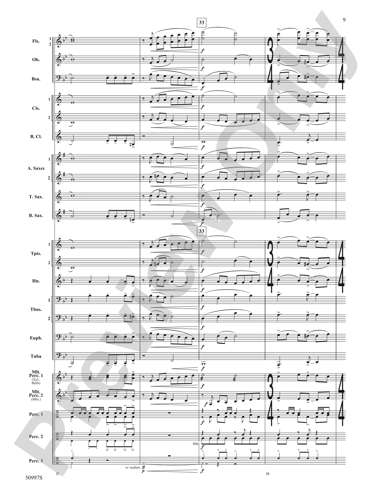 Rumba de la Tumba: Concert Band Conductor Score & Parts