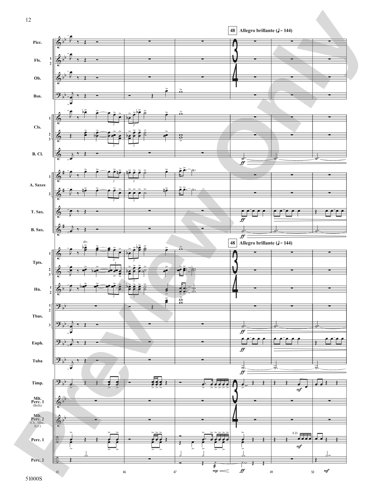 Eternal Flame: Concert Band Conductor Score & Parts