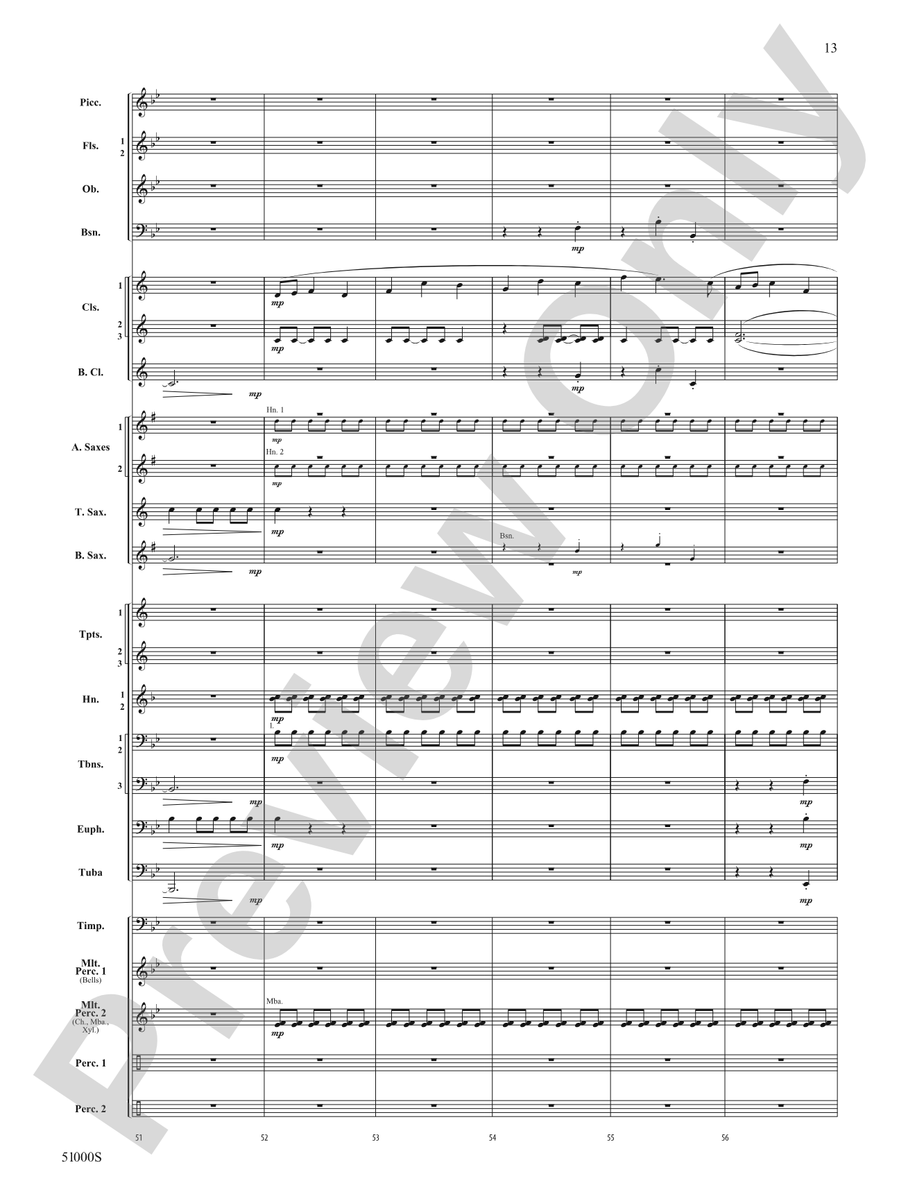 Eternal Flame: Concert Band Conductor Score & Parts