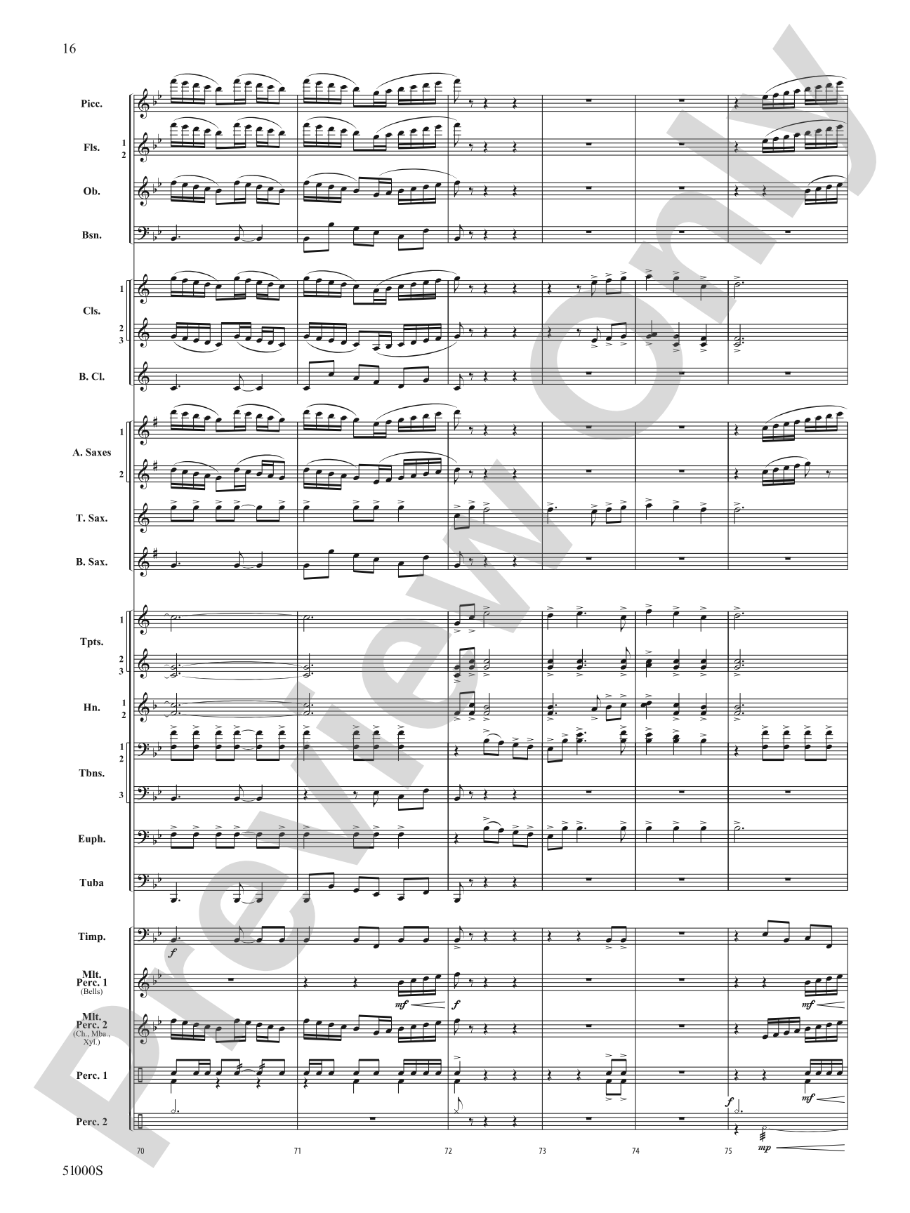 Eternal Flame: Concert Band Conductor Score & Parts