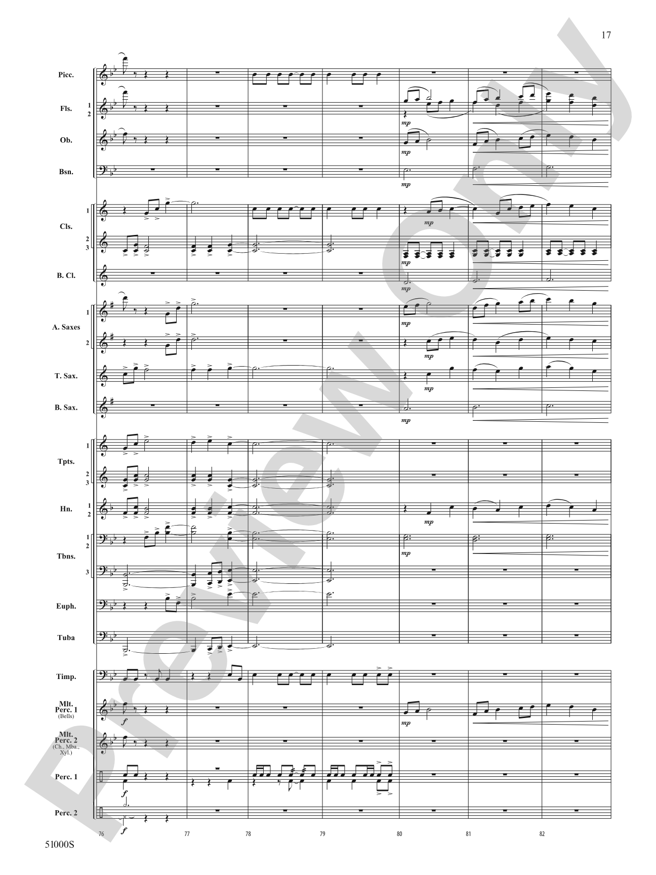 Eternal Flame: Concert Band Conductor Score & Parts