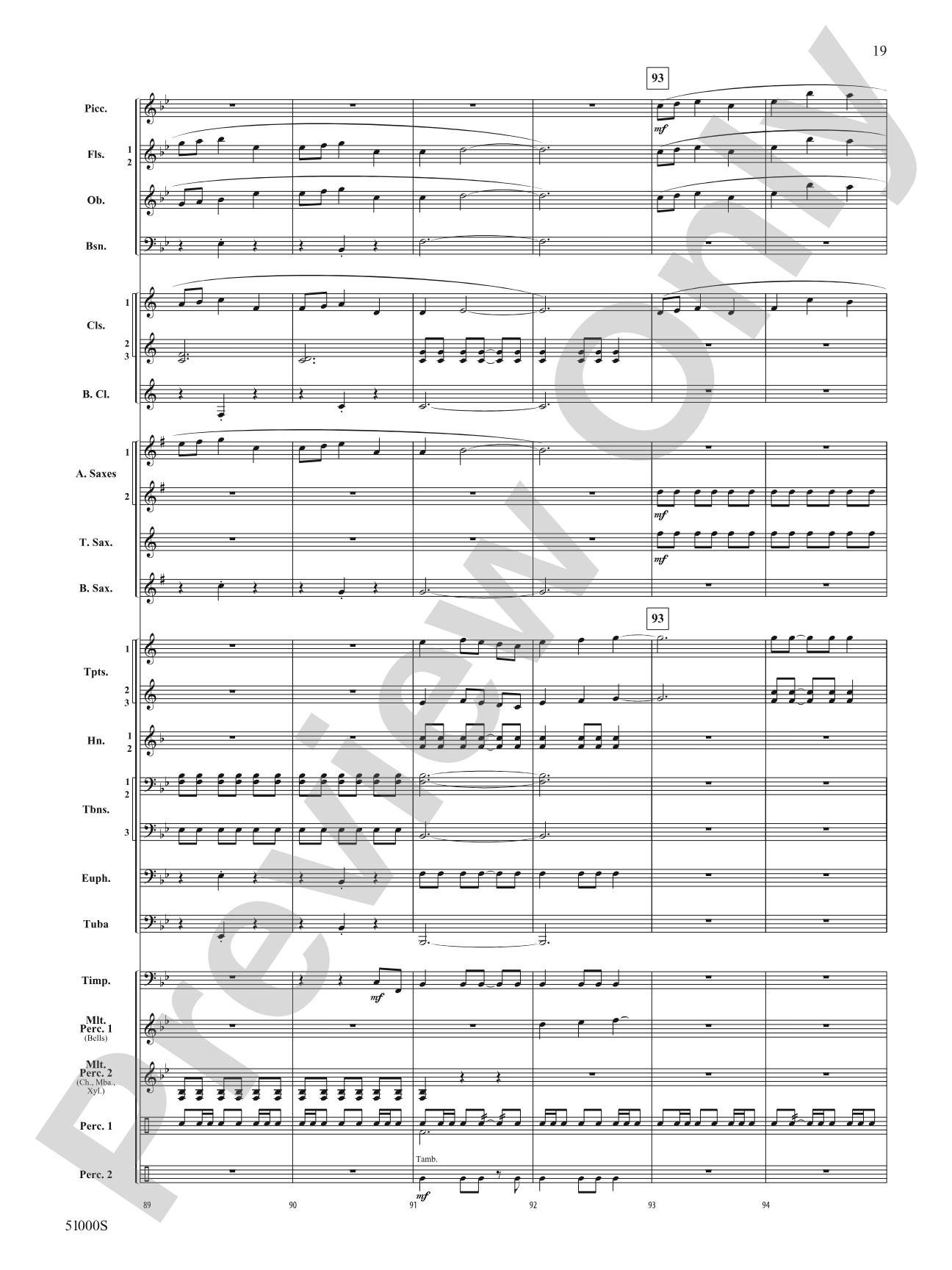 Eternal Flame: Concert Band Conductor Score & Parts