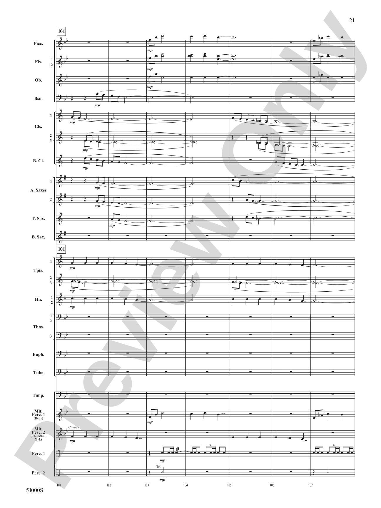 Eternal Flame: Concert Band Conductor Score & Parts