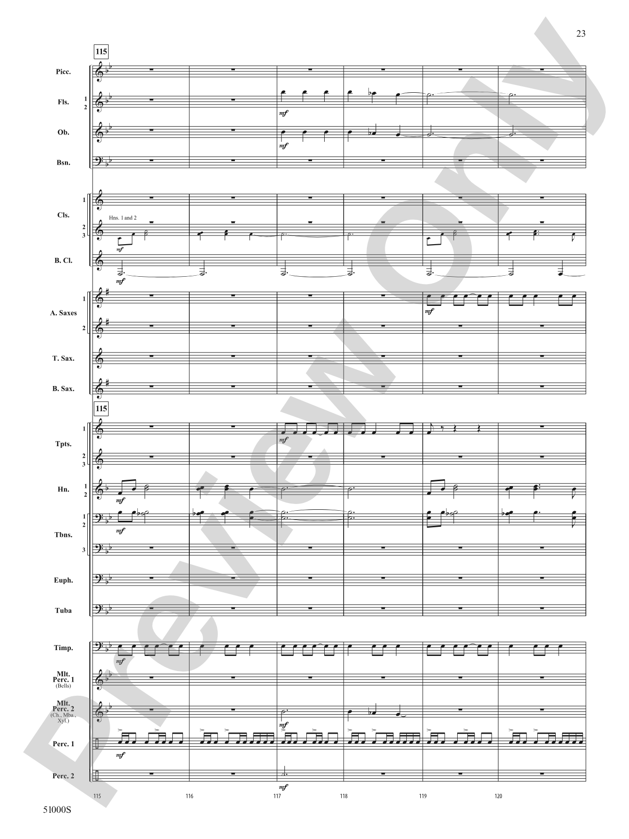 Eternal Flame: Concert Band Conductor Score & Parts