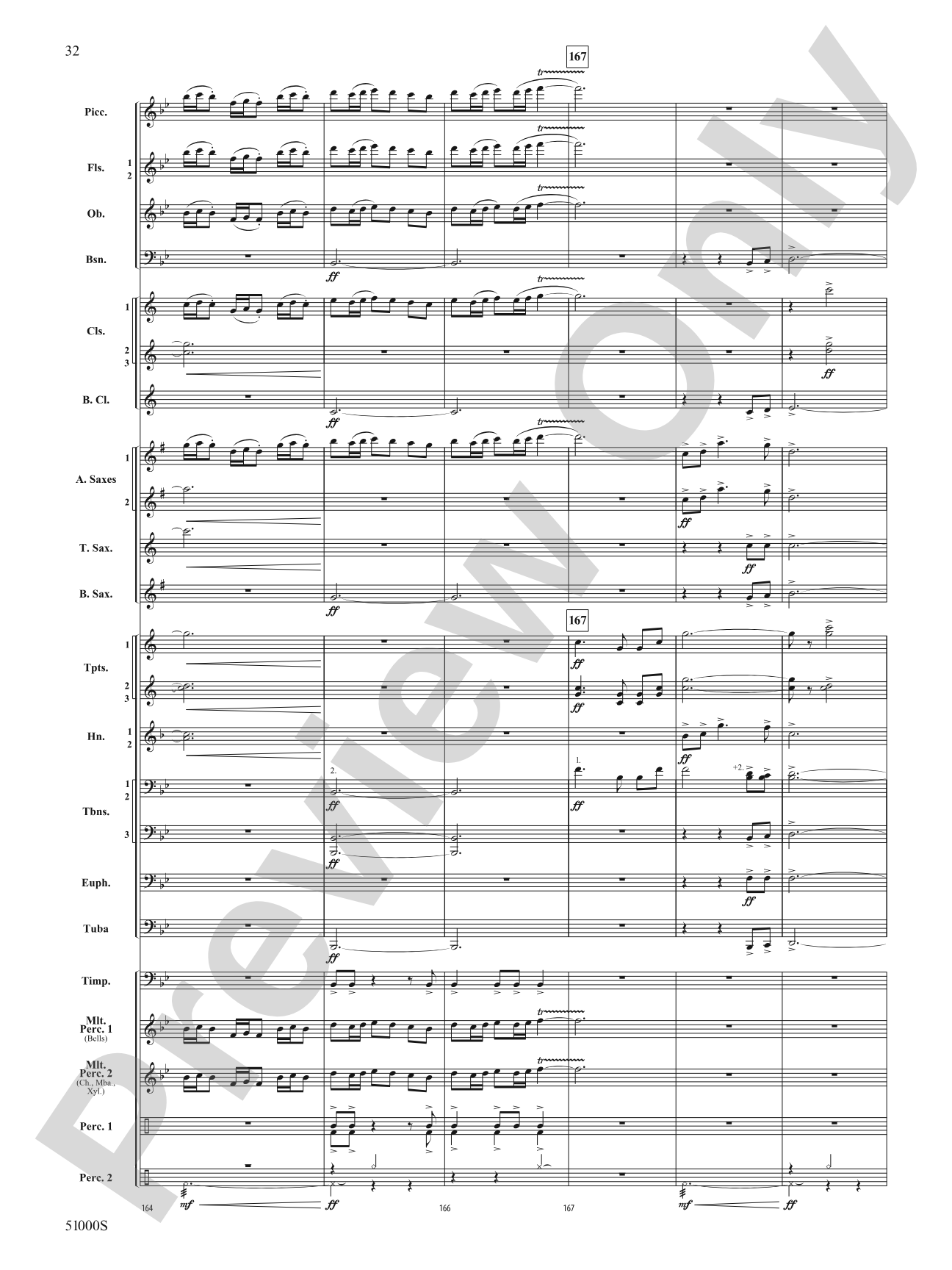 Eternal Flame: Concert Band Conductor Score & Parts