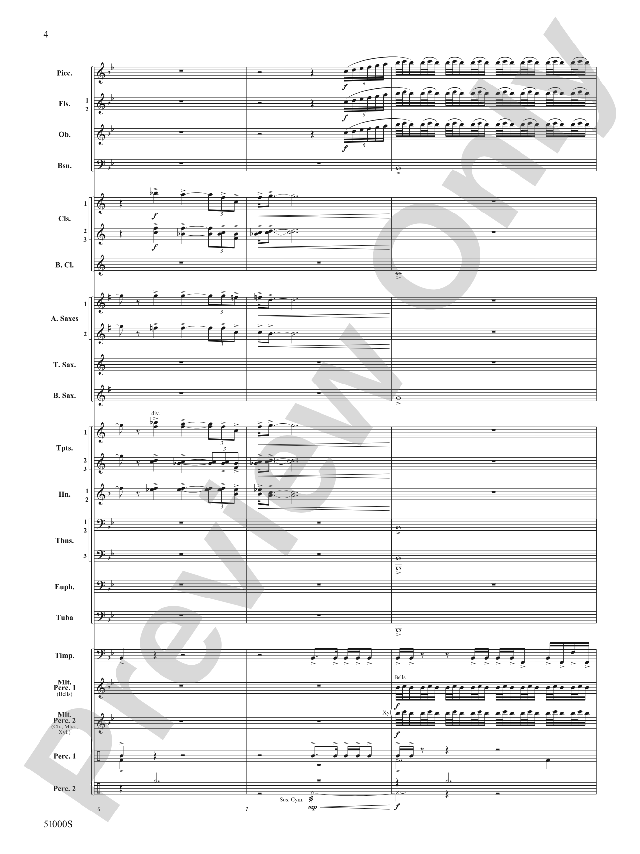 Eternal Flame: Concert Band Conductor Score & Parts