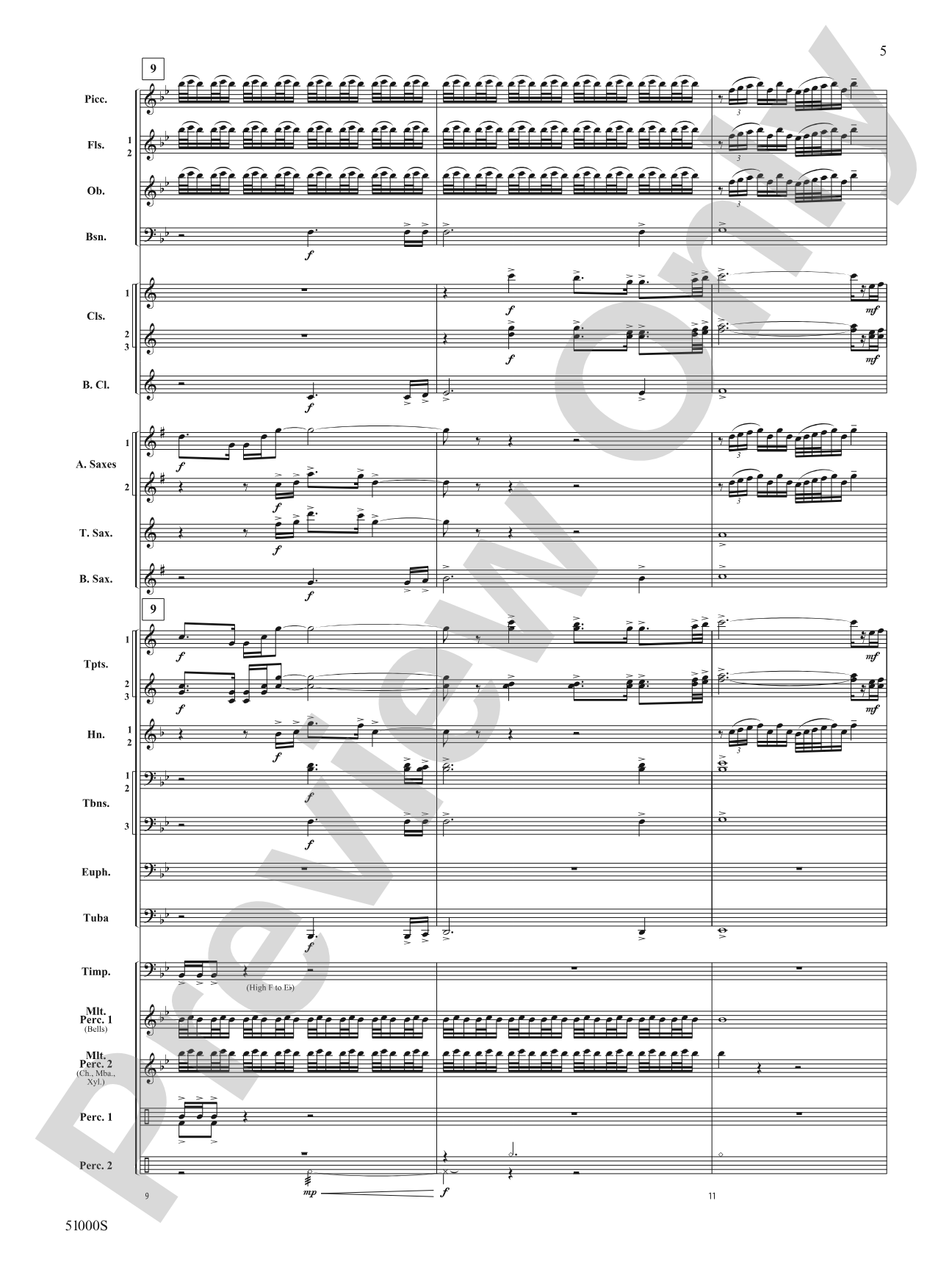 Eternal Flame: Concert Band Conductor Score & Parts