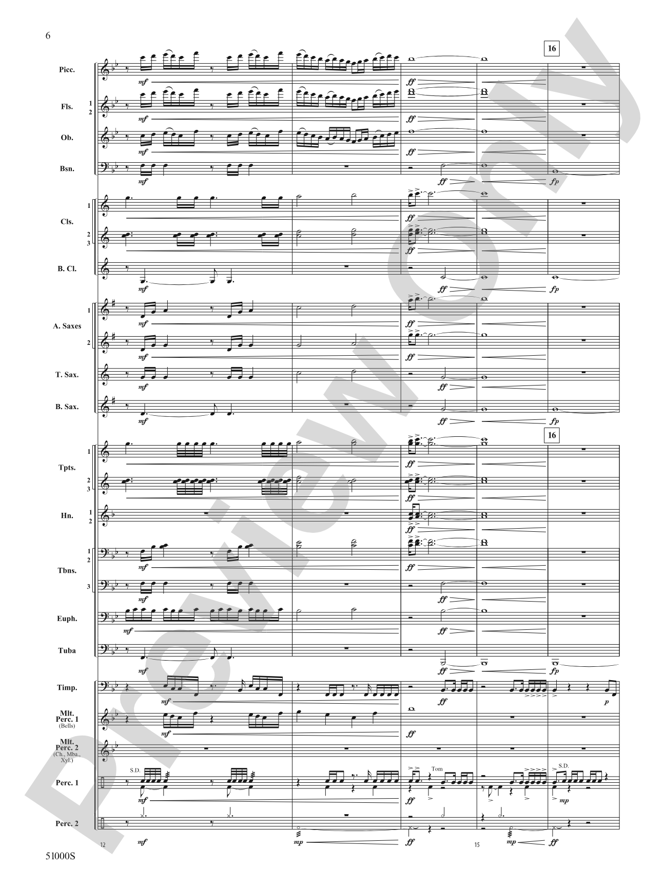 Eternal Flame: Concert Band Conductor Score & Parts