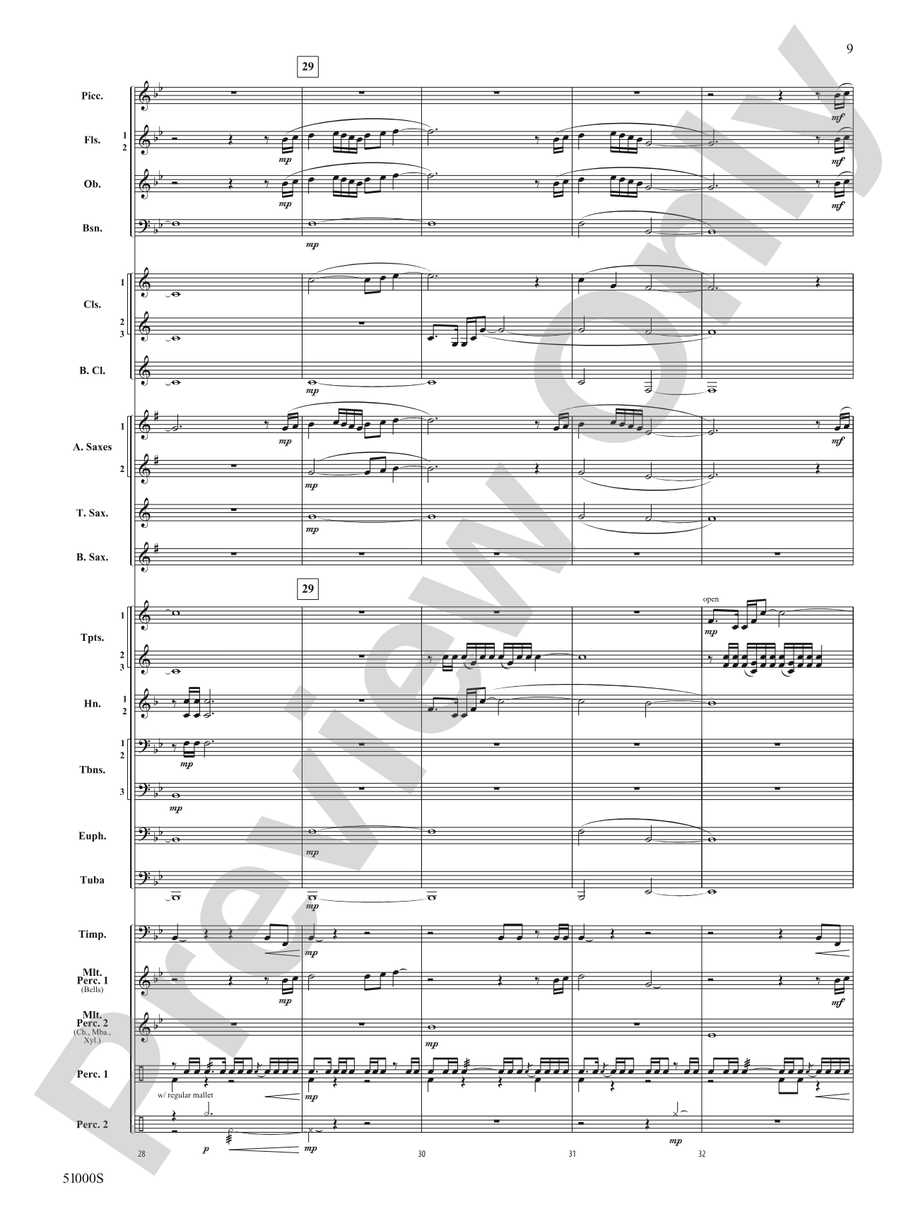 Eternal Flame: Concert Band Conductor Score & Parts