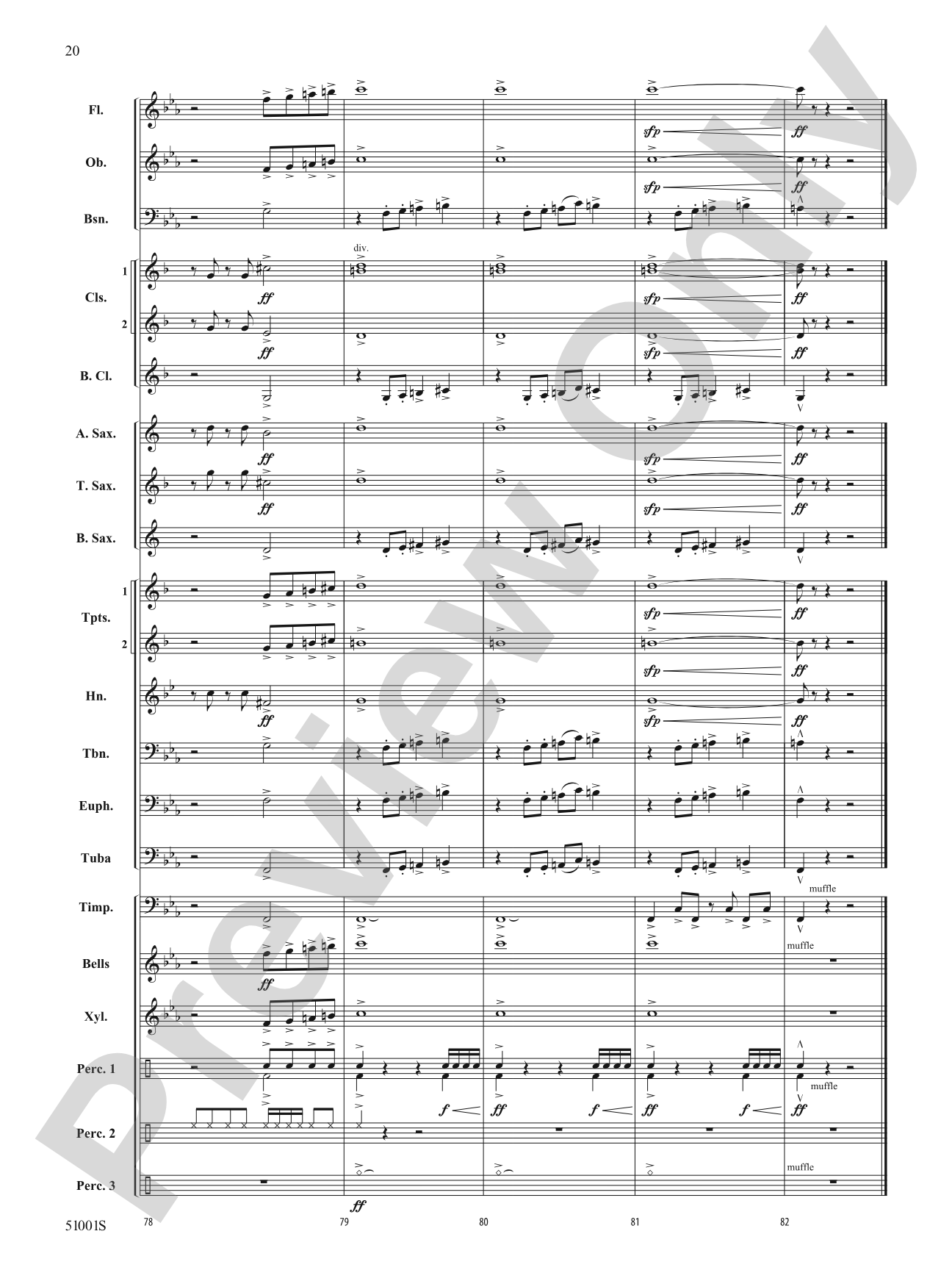 Skedaddle: Concert Band Conductor Score & Parts