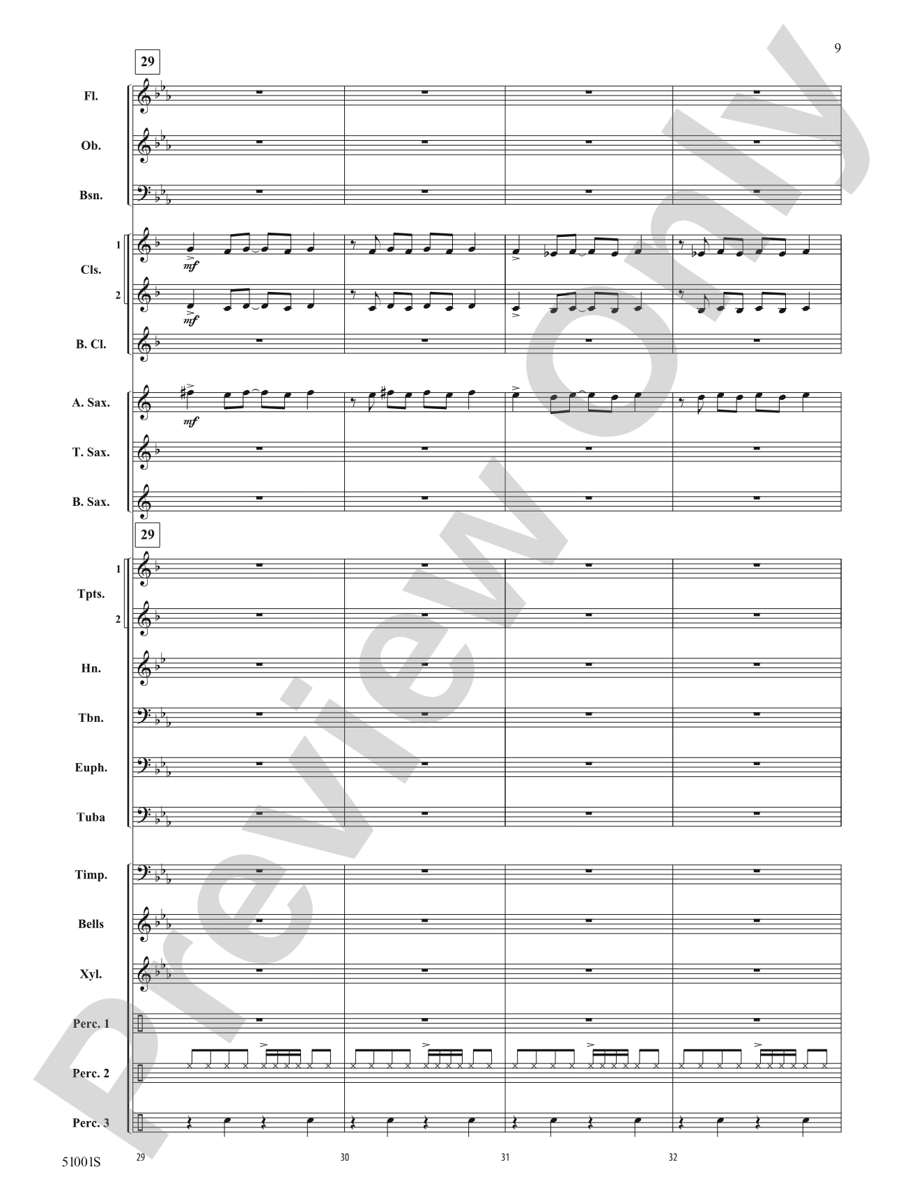 Skedaddle: Concert Band Conductor Score & Parts