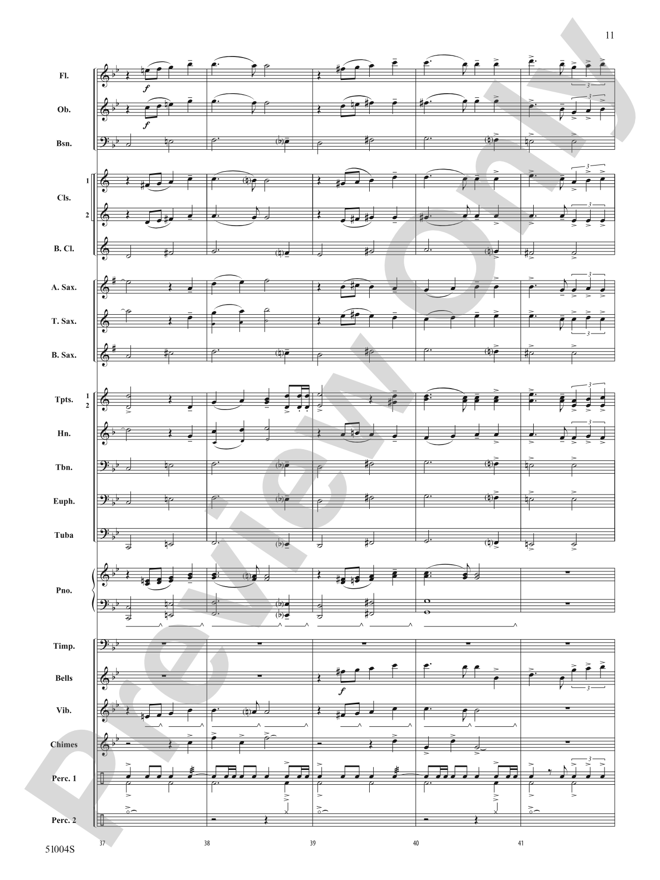 Before the Dawn: Concert Band Conductor Score & Parts