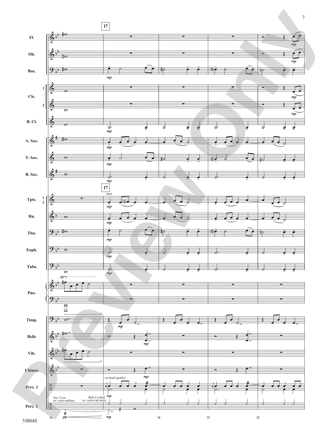 Before the Dawn: Concert Band Conductor Score & Parts
