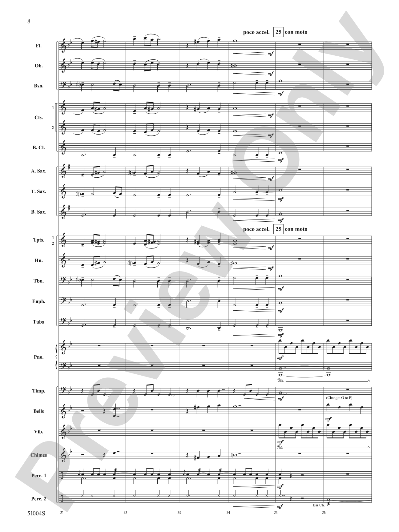 Before the Dawn: Concert Band Conductor Score & Parts
