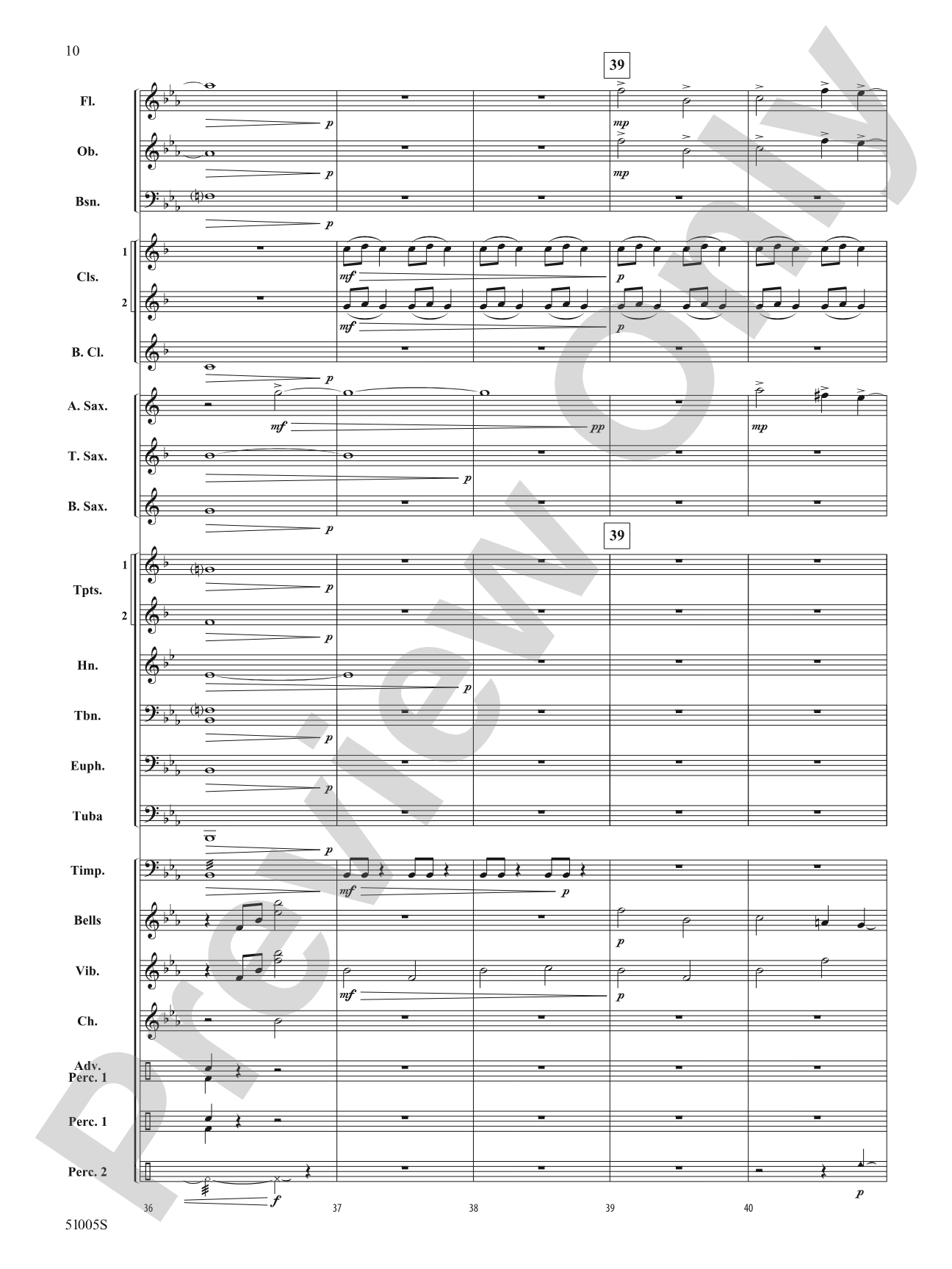 Ripple Effect: Concert Band Conductor Score & Parts