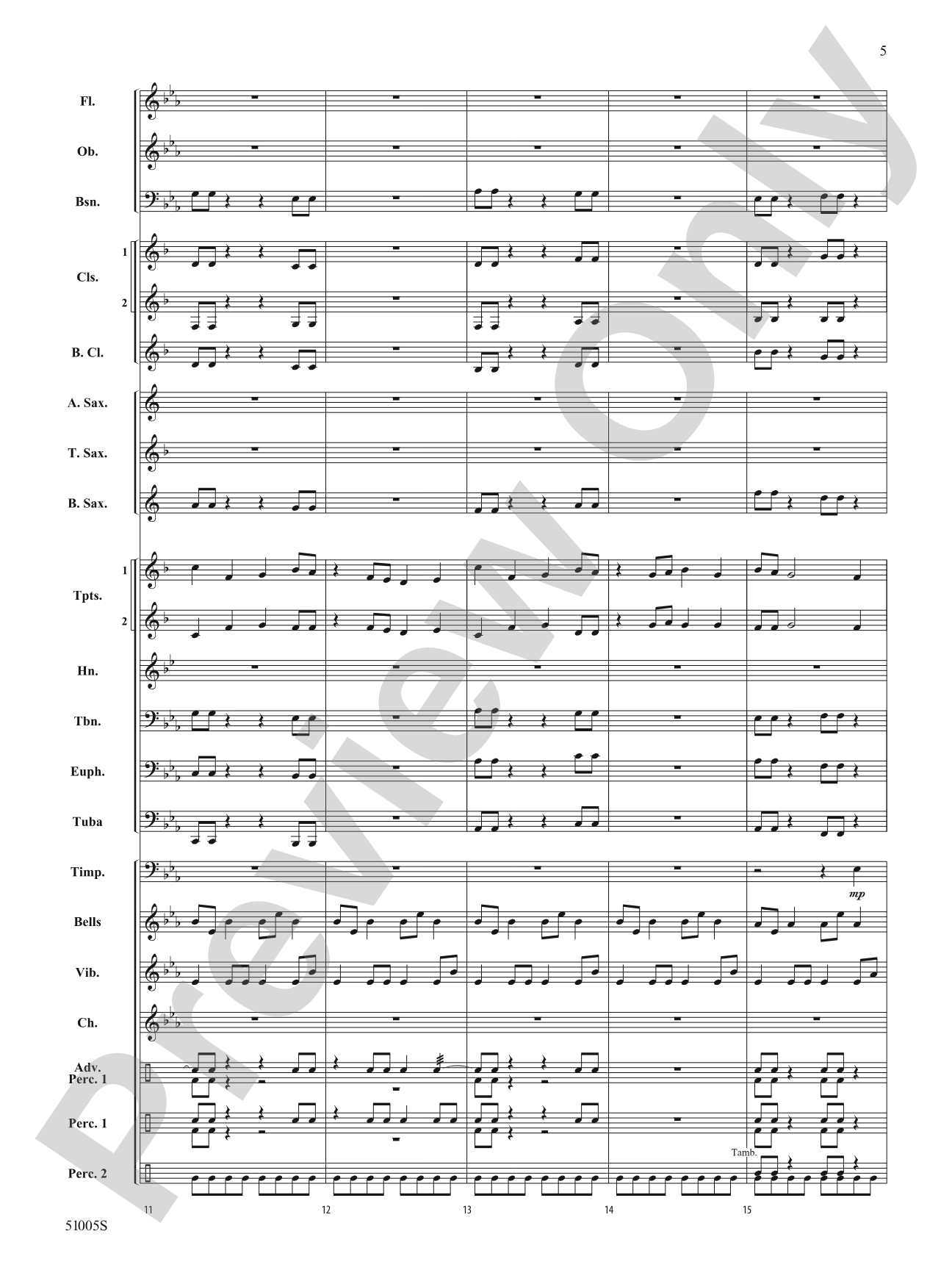 Ripple Effect: Concert Band Conductor Score & Parts