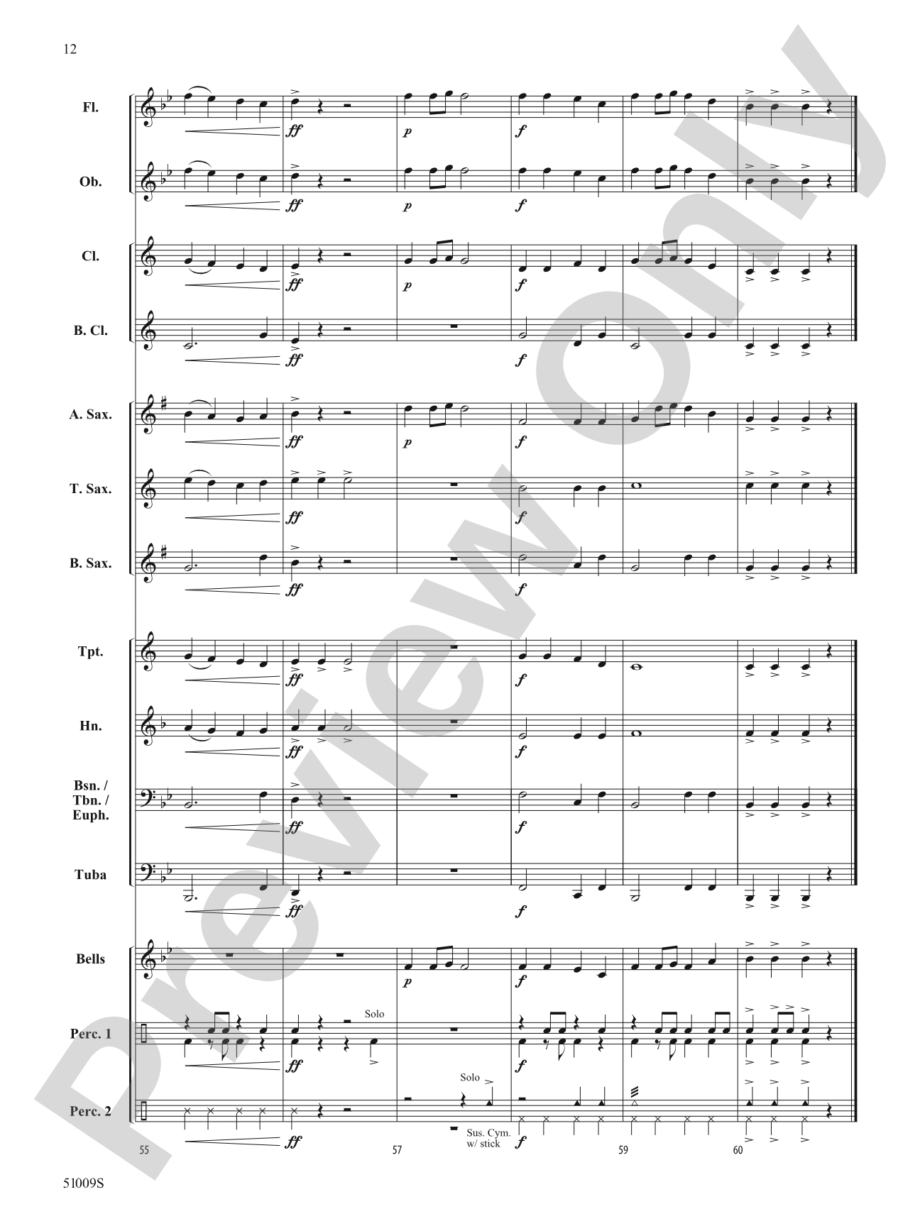 Holiday Party Mix: Concert Band Conductor Score & Parts