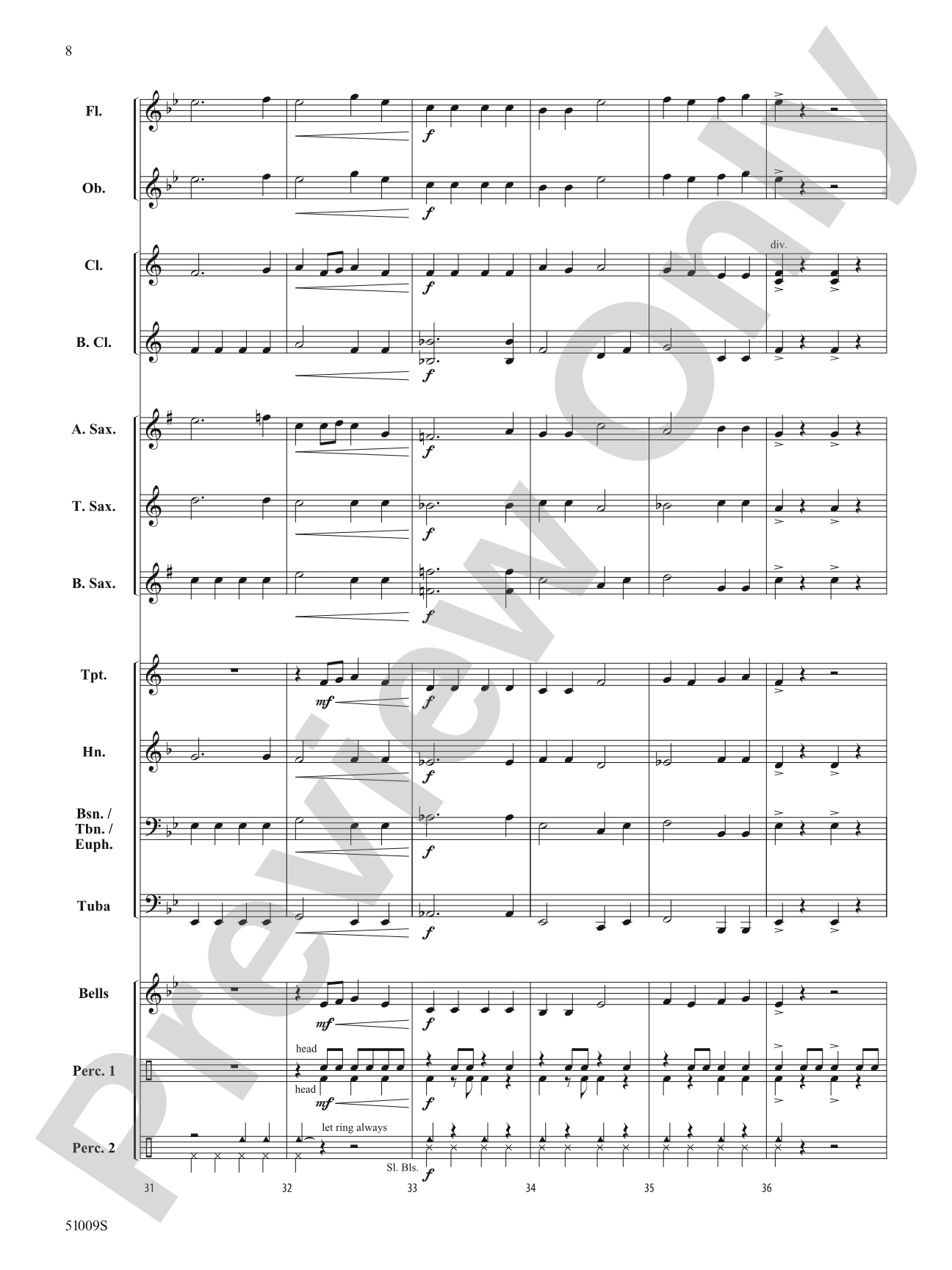 Holiday Party Mix: Concert Band Conductor Score & Parts