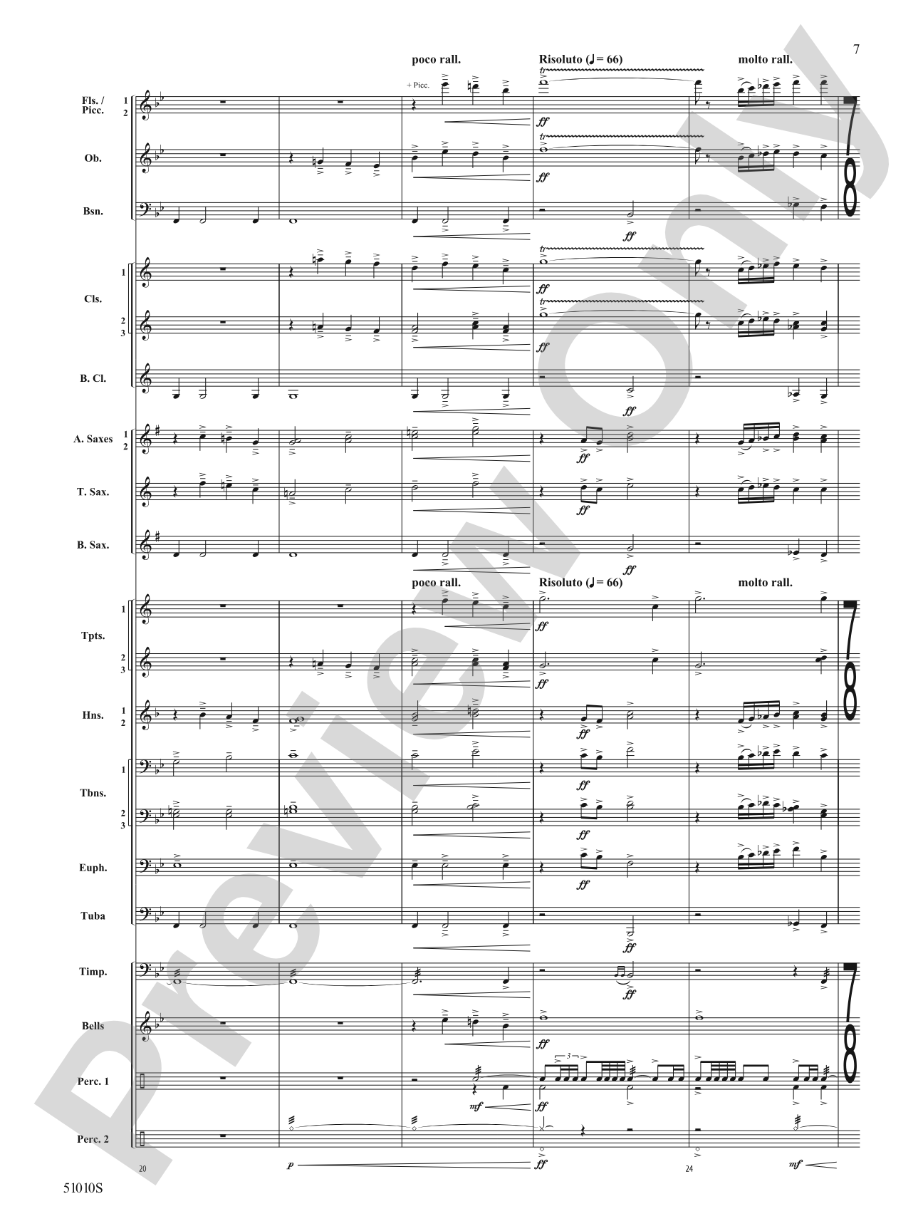 Sentinel: Concert Band Conductor Score & Parts