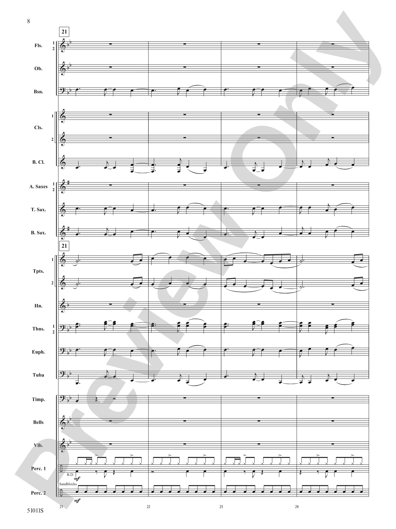 Hi!: Concert Band Conductor Score & Parts