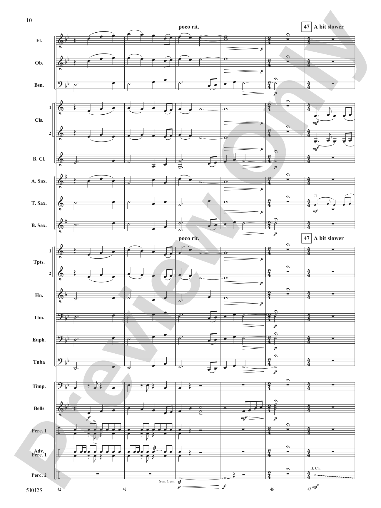 A Song of Courage: Concert Band Conductor Score & Parts