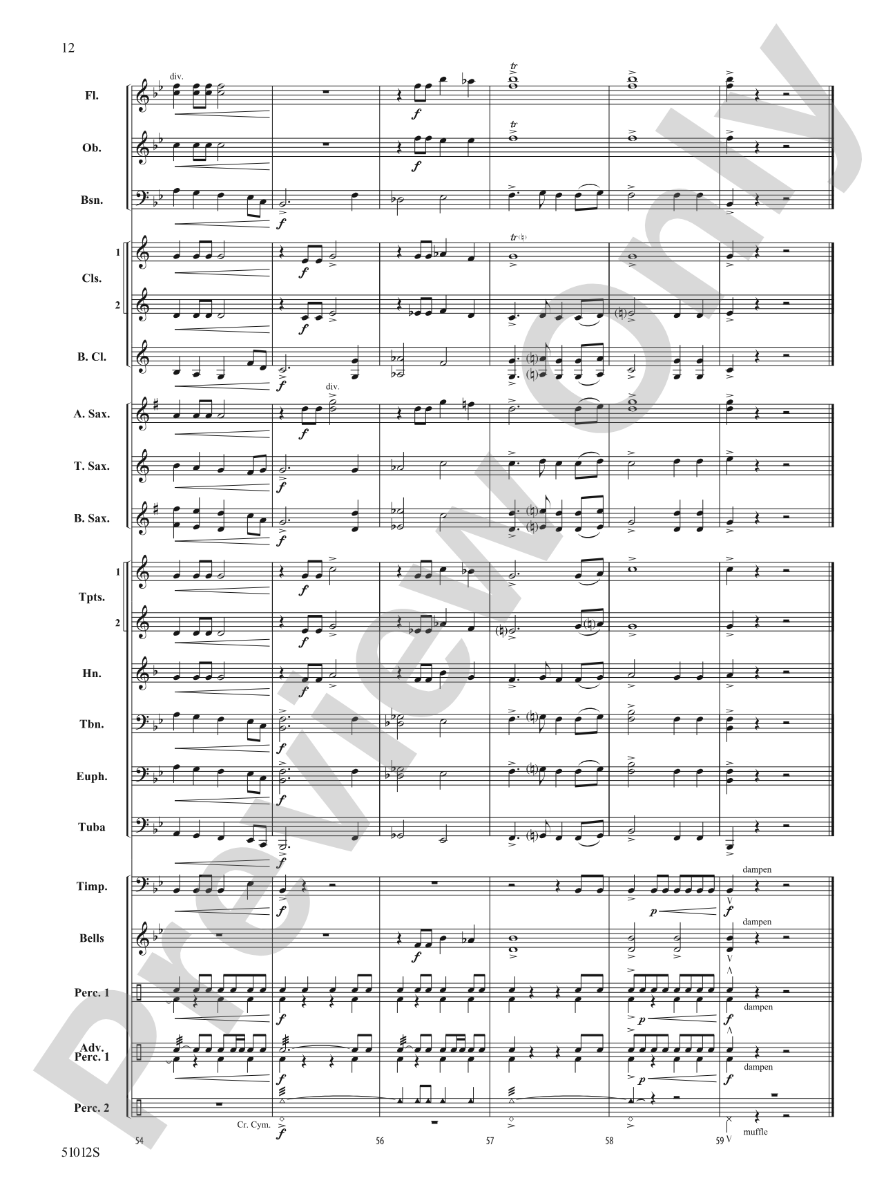 A Song of Courage: Concert Band Conductor Score & Parts
