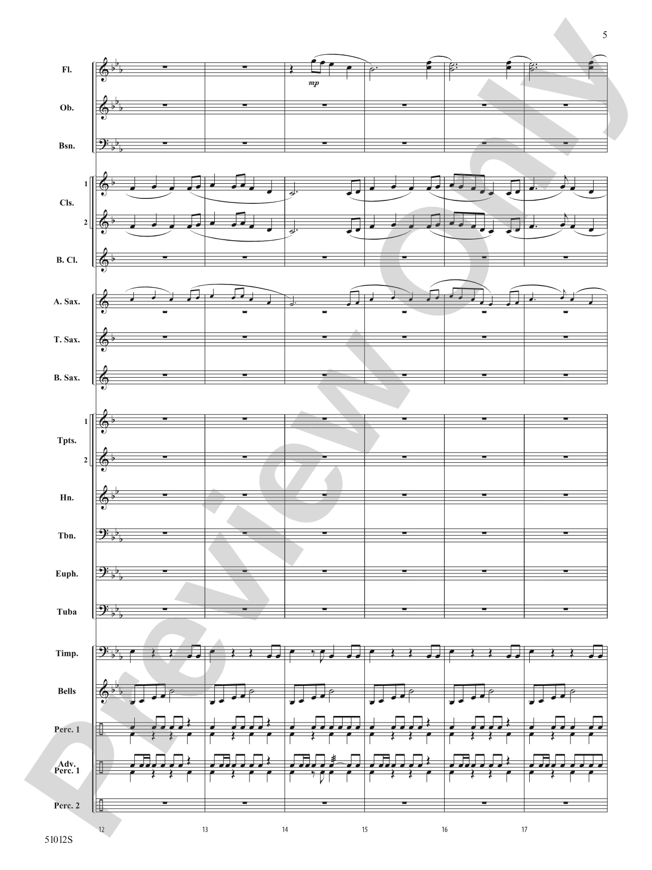 A Song of Courage: Concert Band Conductor Score & Parts