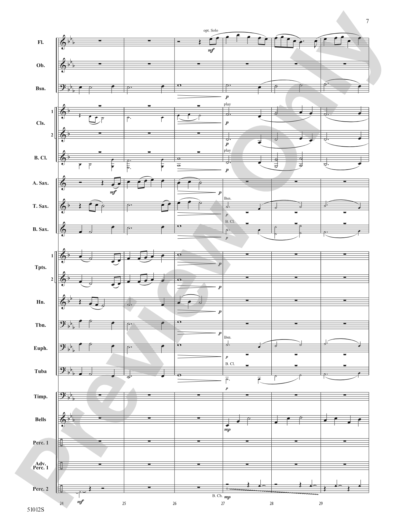 A Song of Courage: Concert Band Conductor Score & Parts