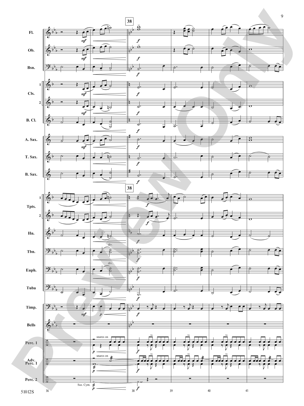 A Song of Courage: Concert Band Conductor Score & Parts