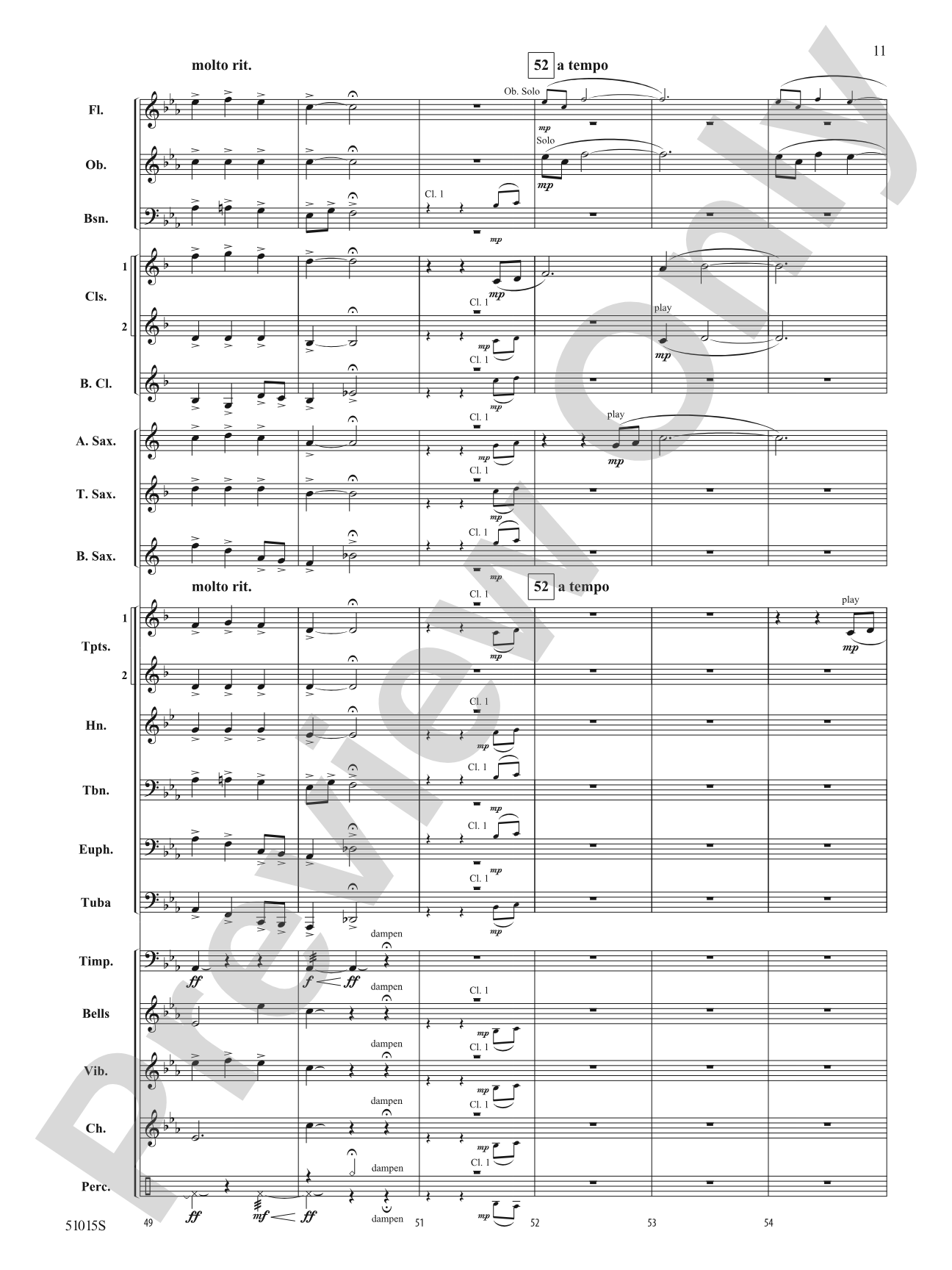 Lone, Wild Bird: Concert Band Conductor Score & Parts