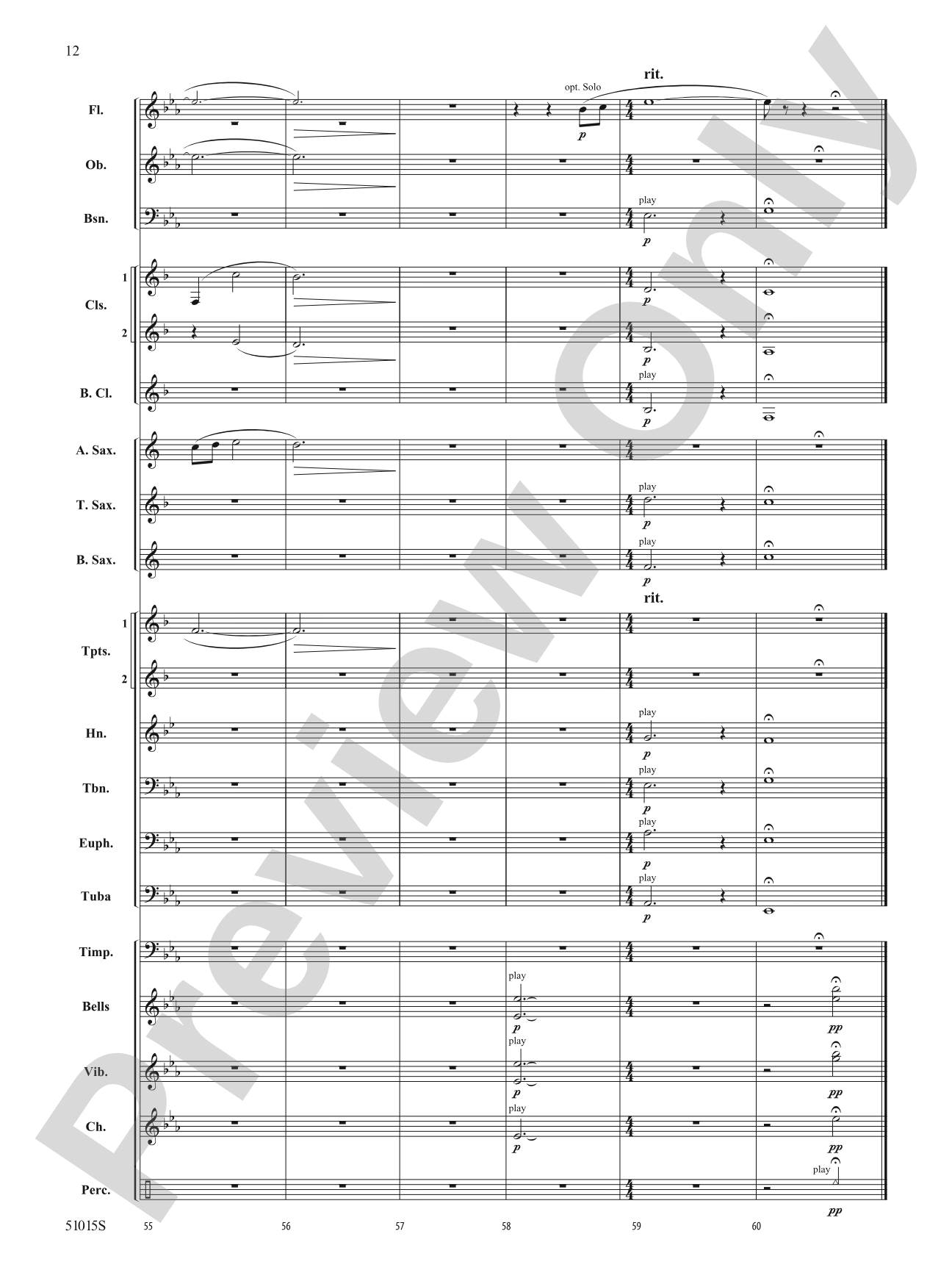Lone, Wild Bird: Concert Band Conductor Score & Parts