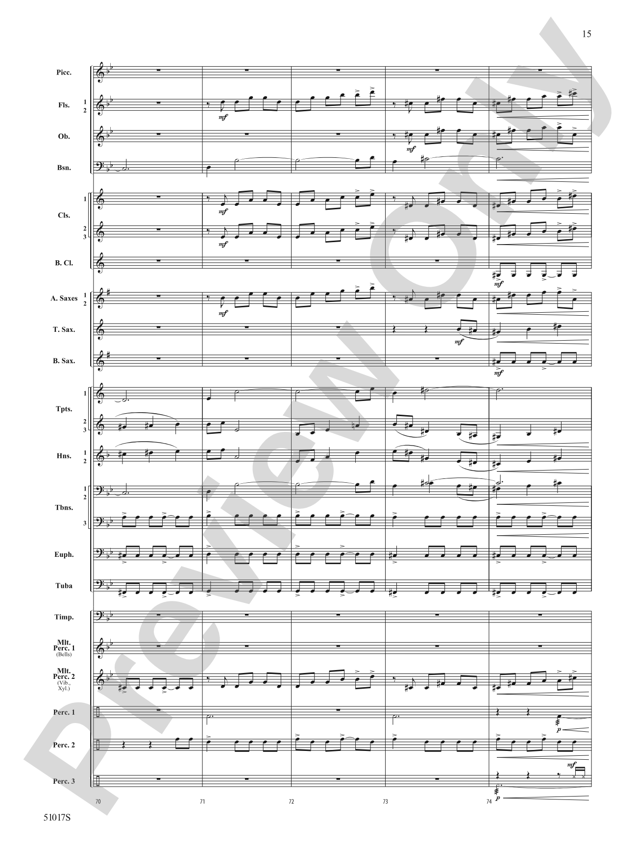 Lucid Dreams: Concert Band Conductor Score & Parts