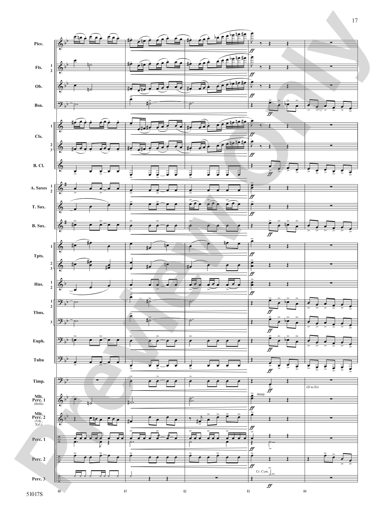 Lucid Dreams: Concert Band Conductor Score & Parts