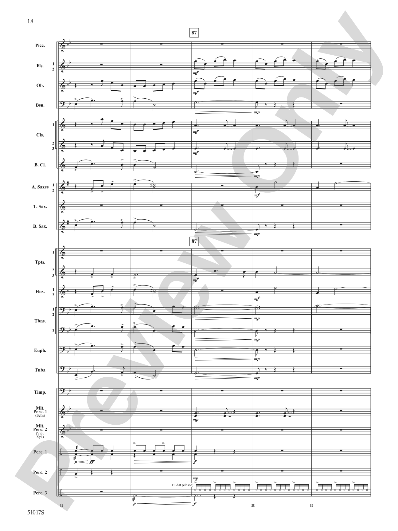 Lucid Dreams: Concert Band Conductor Score & Parts