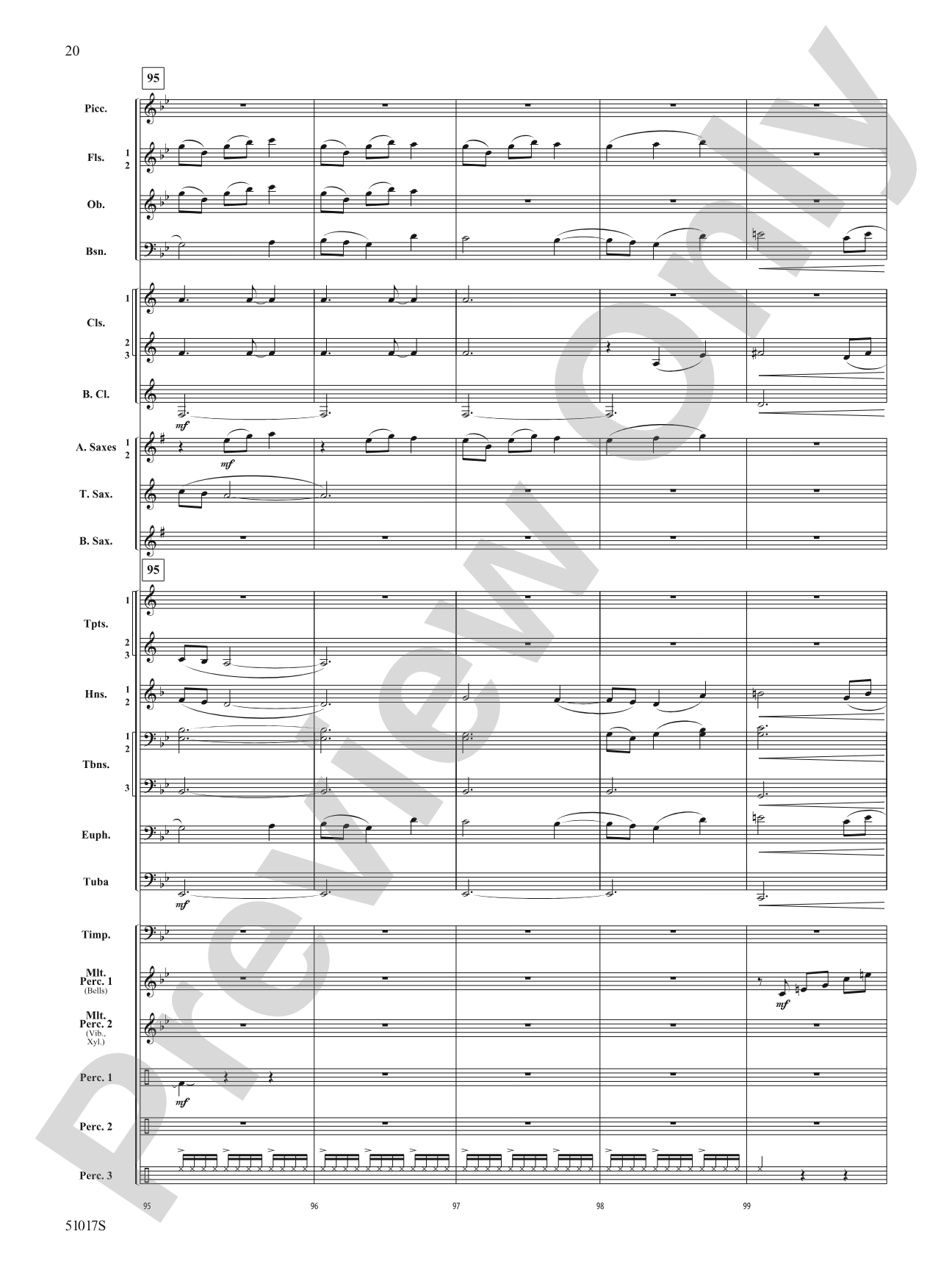 Lucid Dreams: Concert Band Conductor Score & Parts