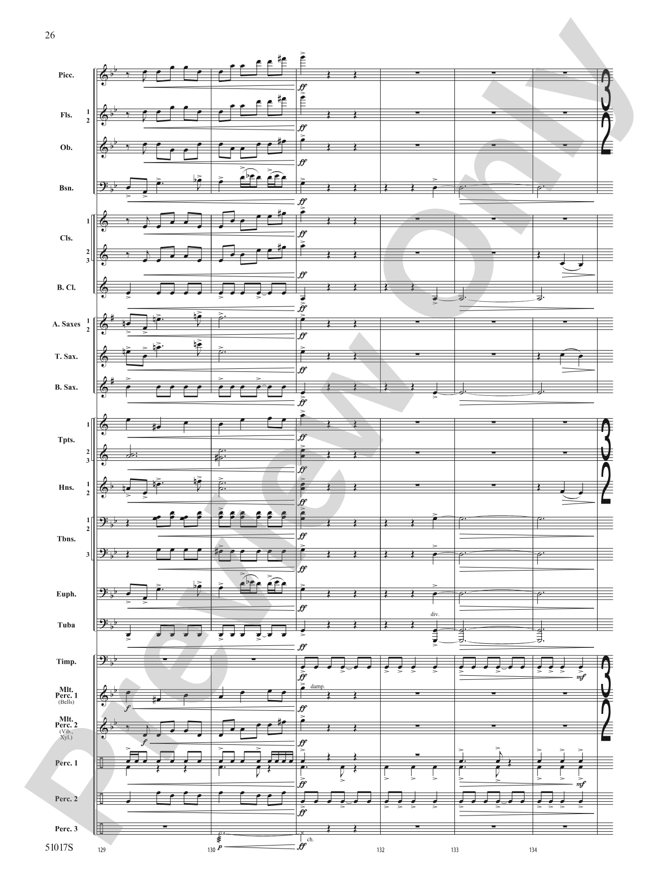 Lucid Dreams: Concert Band Conductor Score & Parts