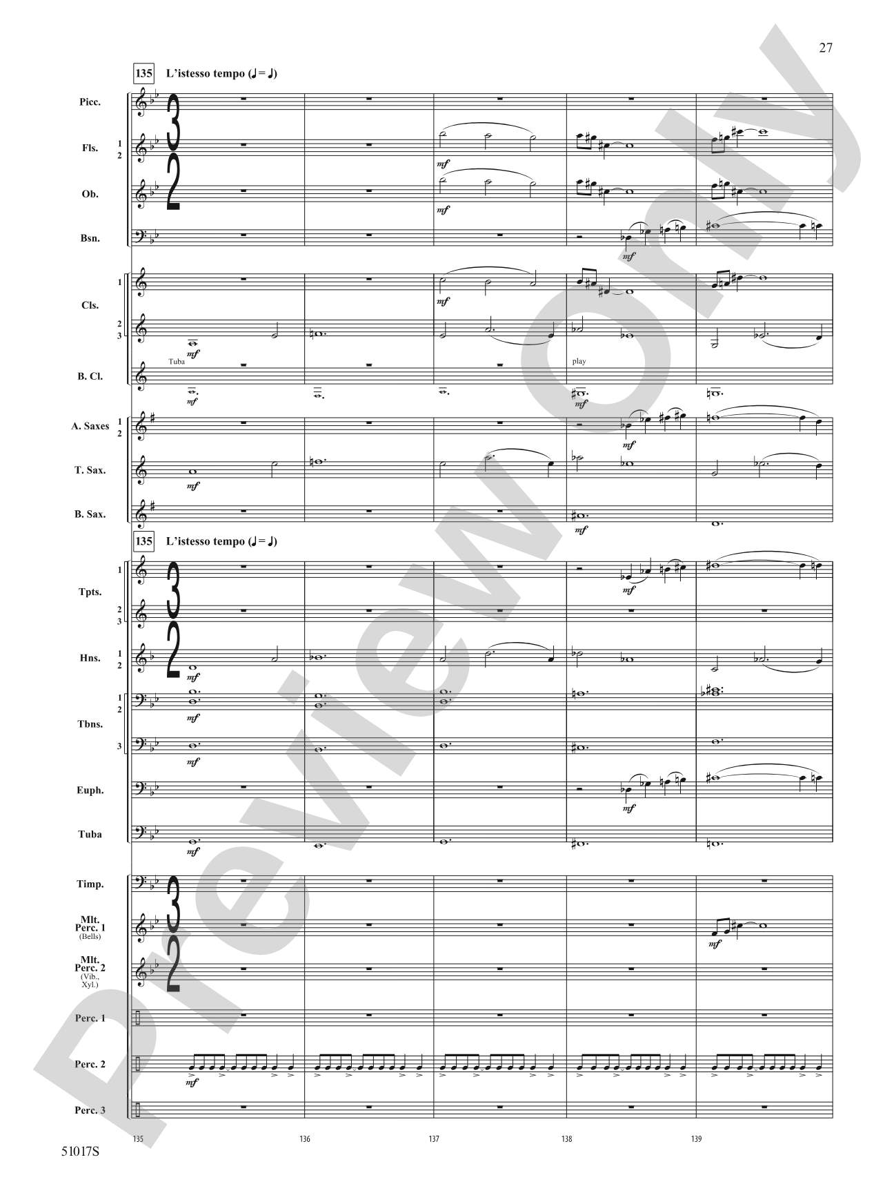 Lucid Dreams: Concert Band Conductor Score & Parts