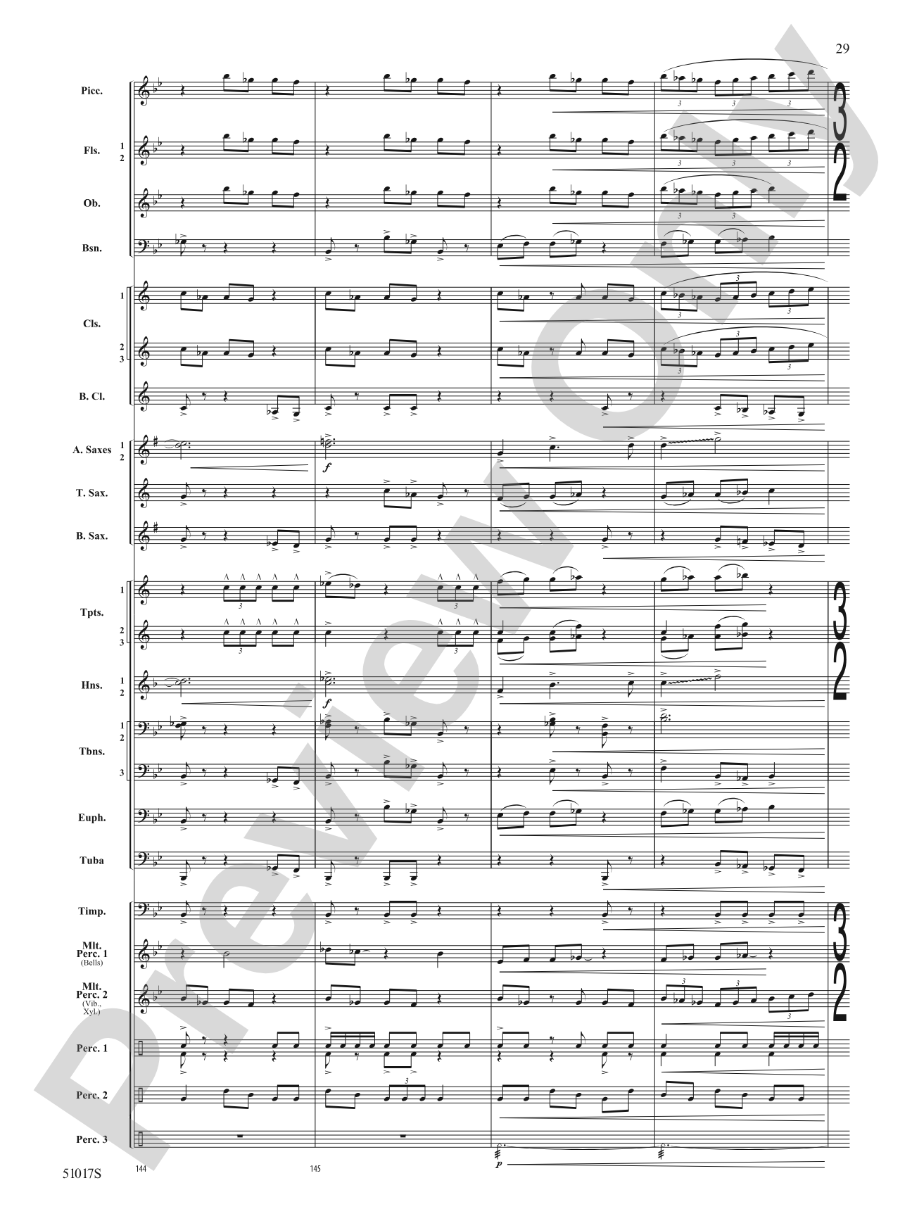 Lucid Dreams: Concert Band Conductor Score & Parts