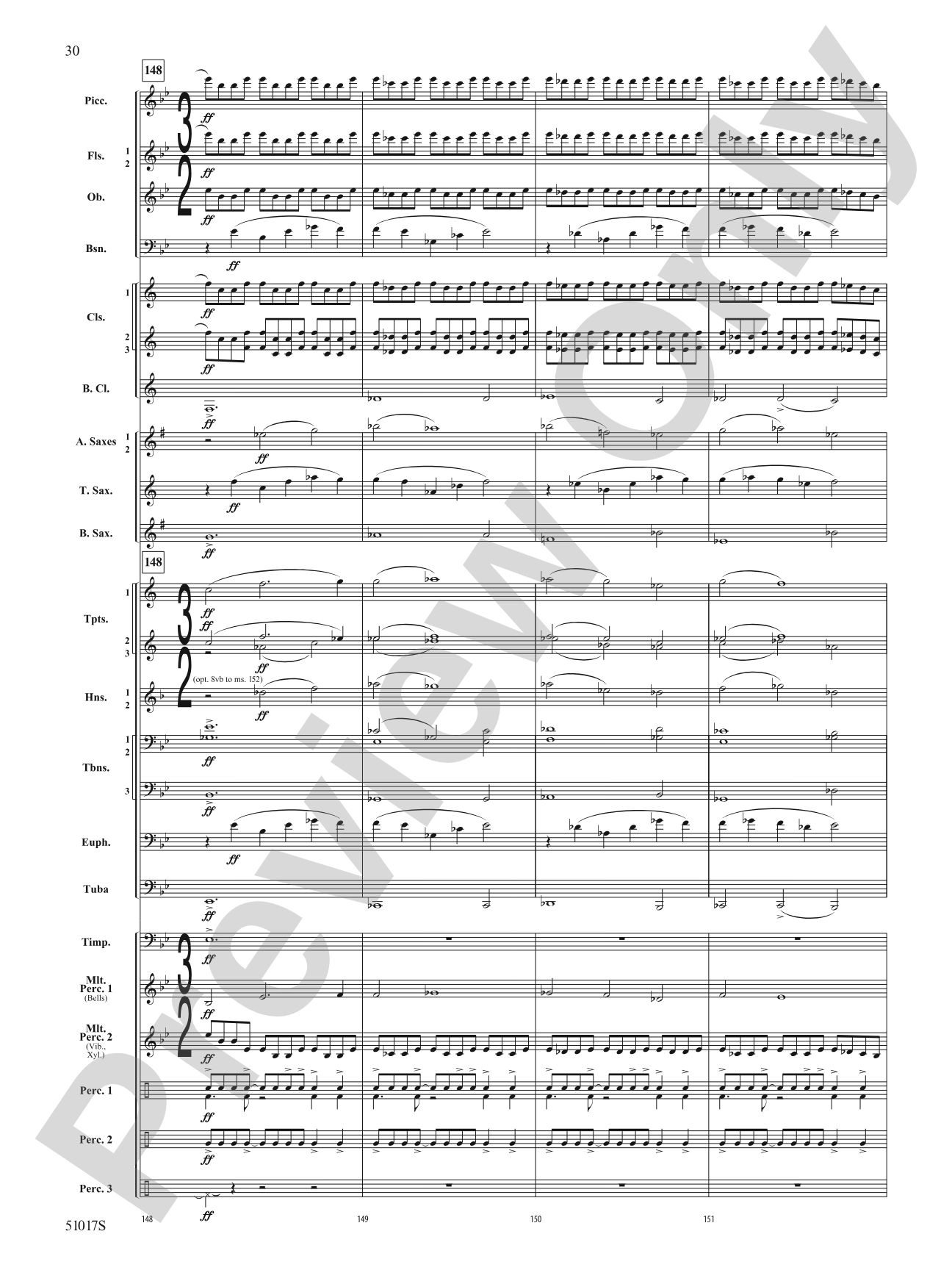 Lucid Dreams: Concert Band Conductor Score & Parts