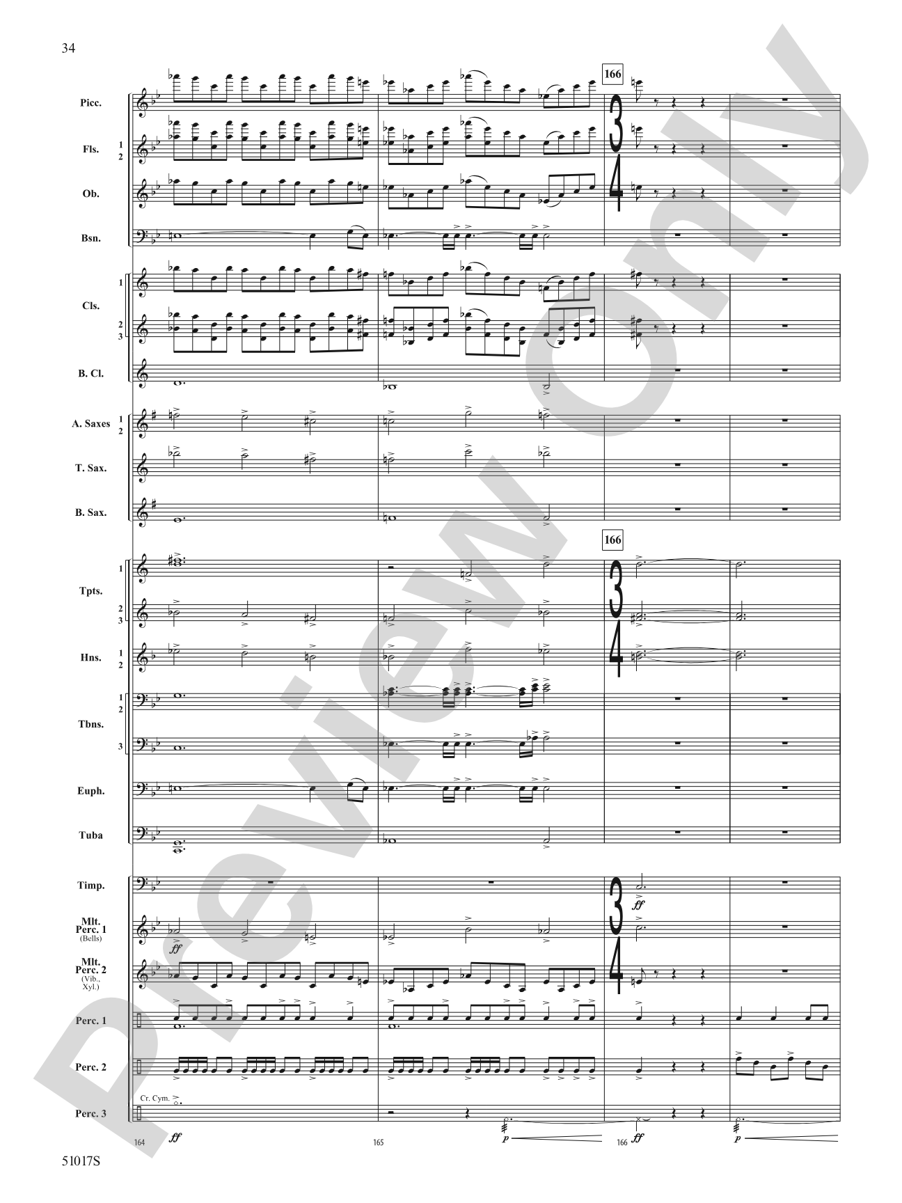 Lucid Dreams: Concert Band Conductor Score & Parts